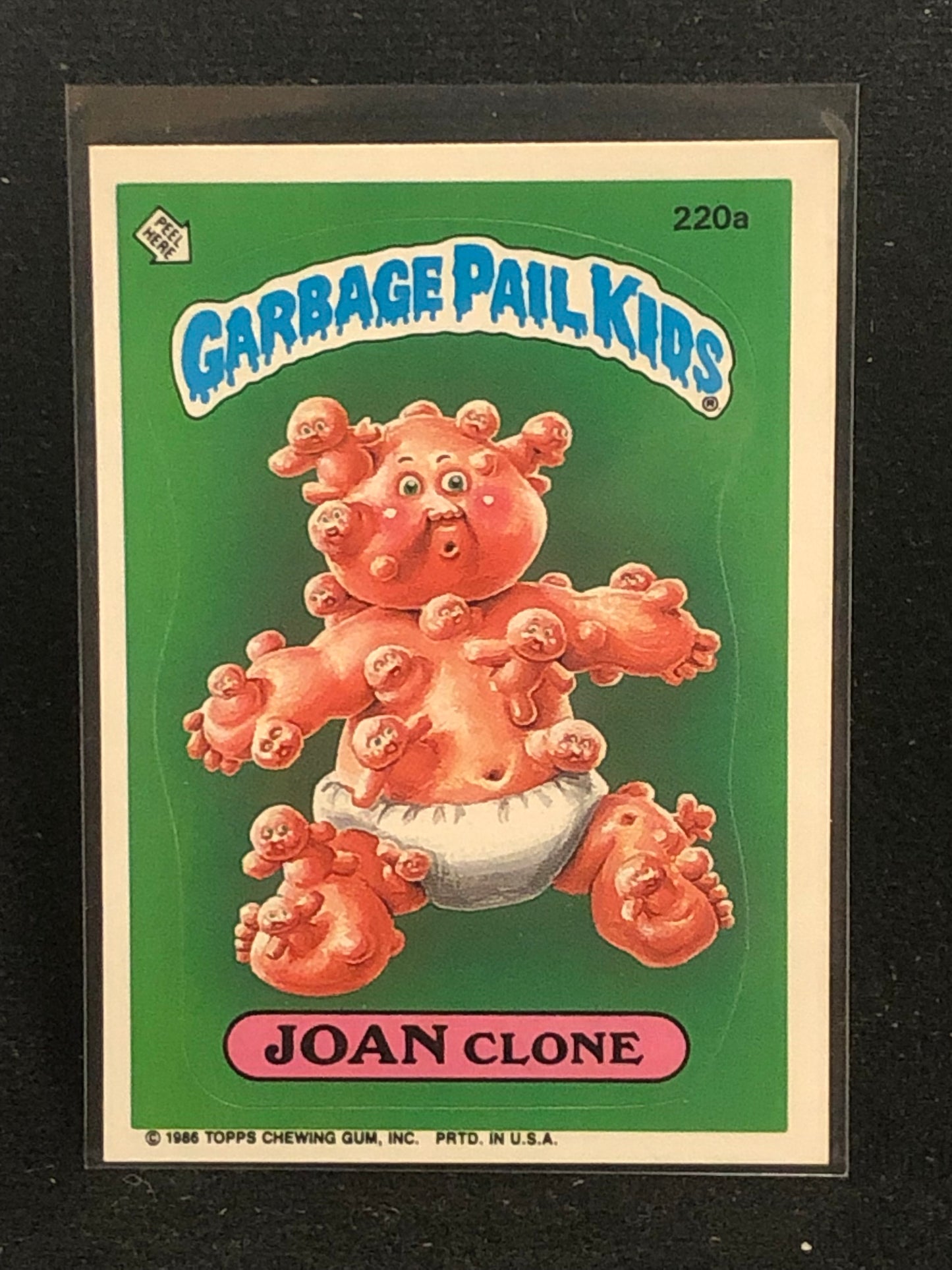 Garbage Pail Kids Original Series 6 (os6) 220a Joan Clone