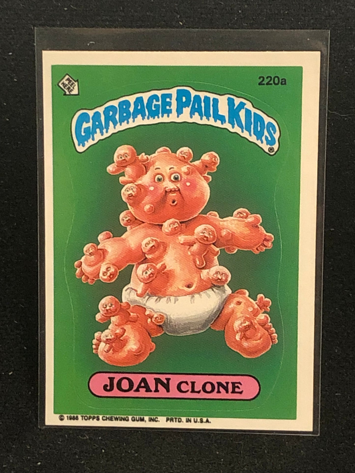 Garbage Pail Kids Original Series 6 (os6) 220a Joan Clone