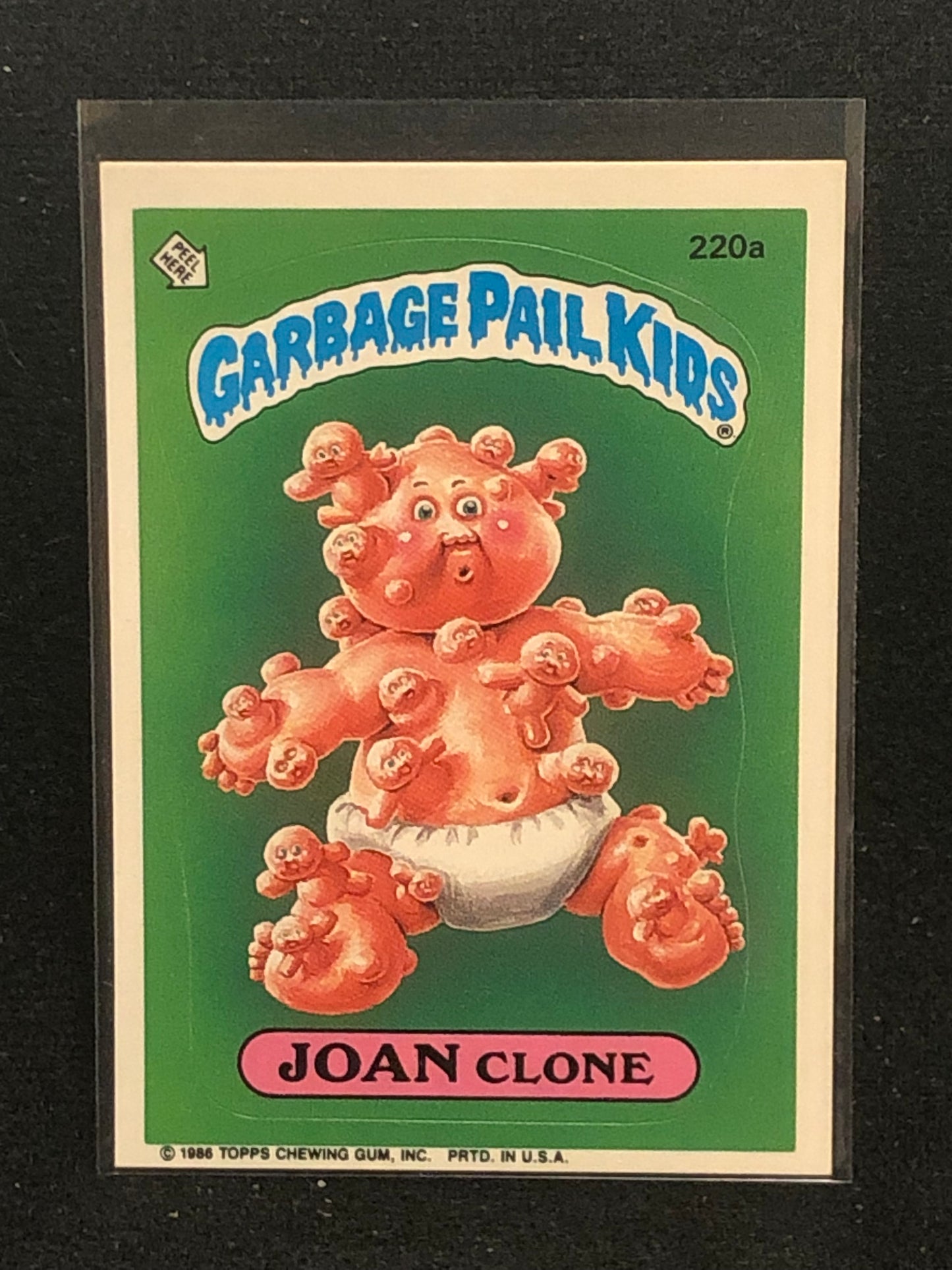 Garbage Pail Kids Original Series 6 (os6) 220a Joan Clone