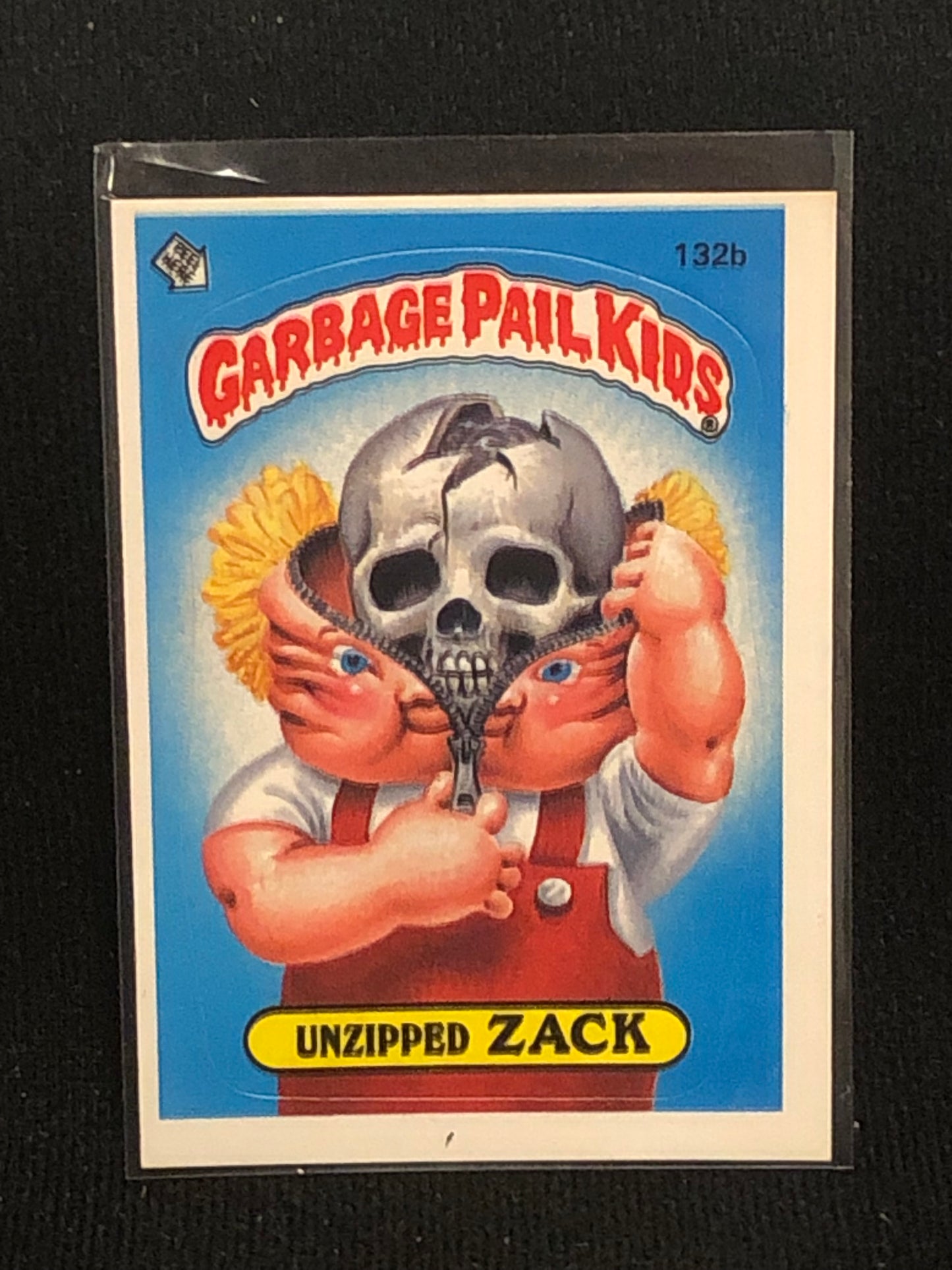 Garbage Pail Kids Original Series 4 (os4) 132b Unzipped Zack