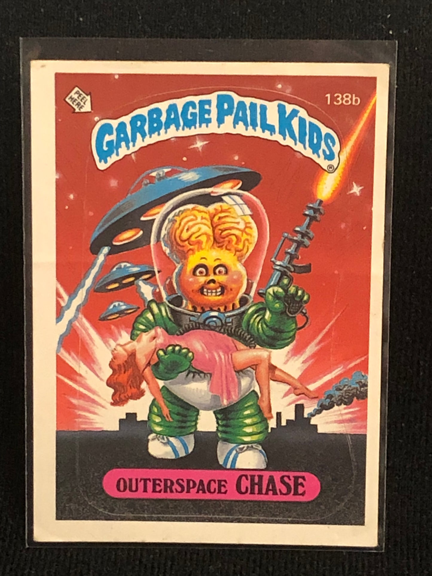 Garbage Pail Kids Original Series 4 (os4) 138b Outerspace Chase