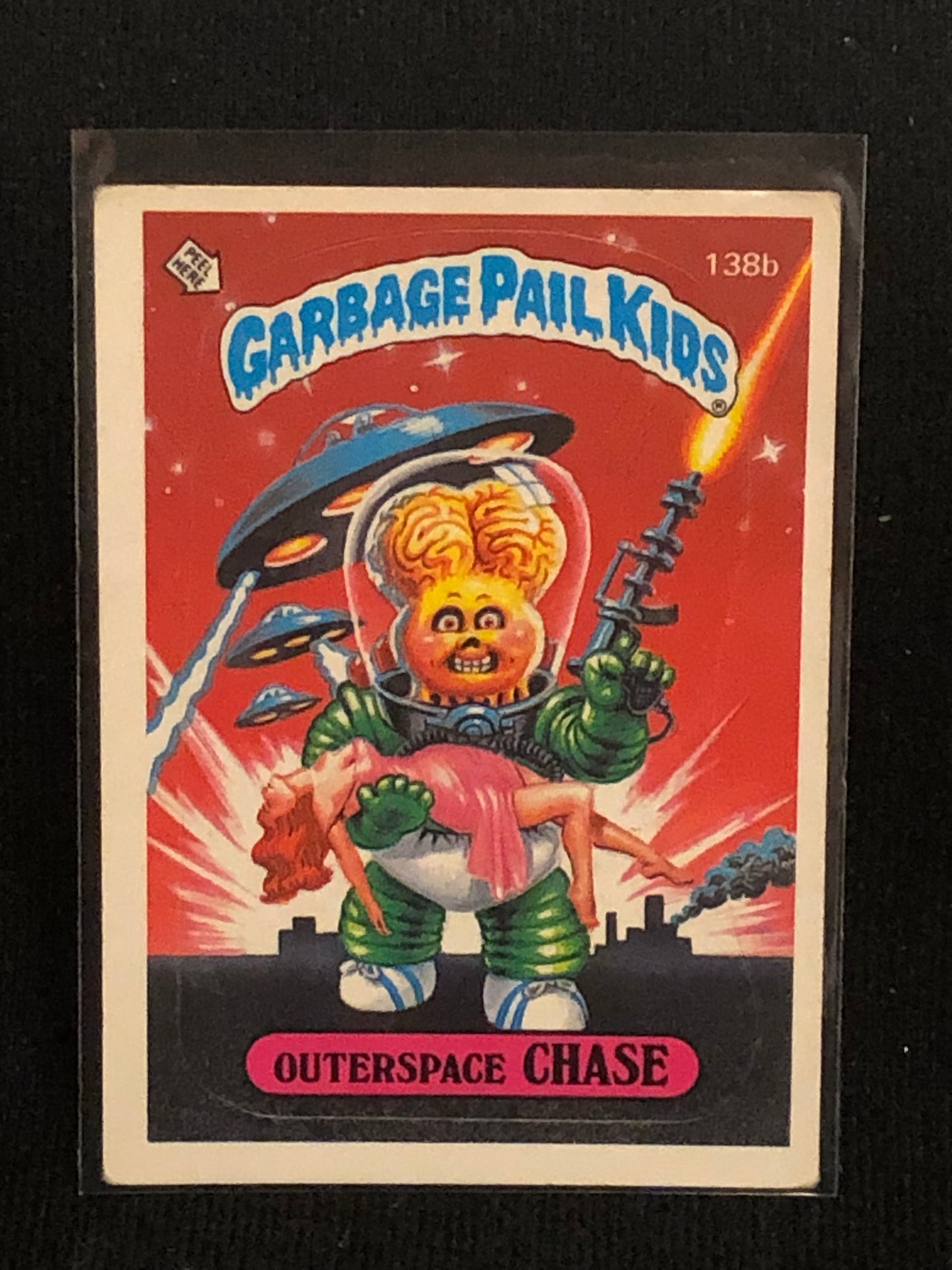 Garbage Pail Kids Original Series 4 (os4) 138b Outerspace Chase