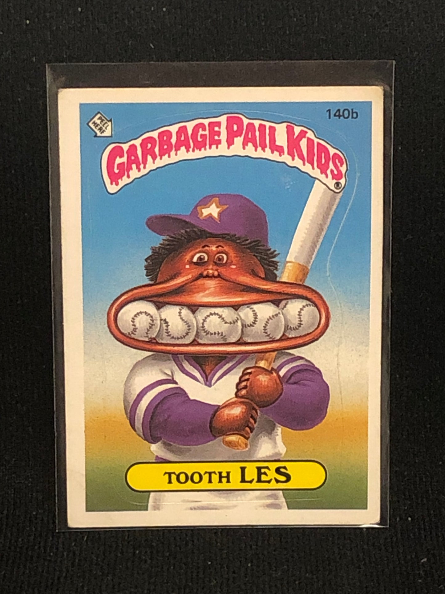 Garbage Pail Kids Original Series 4 (os4) 140b Tooth Les