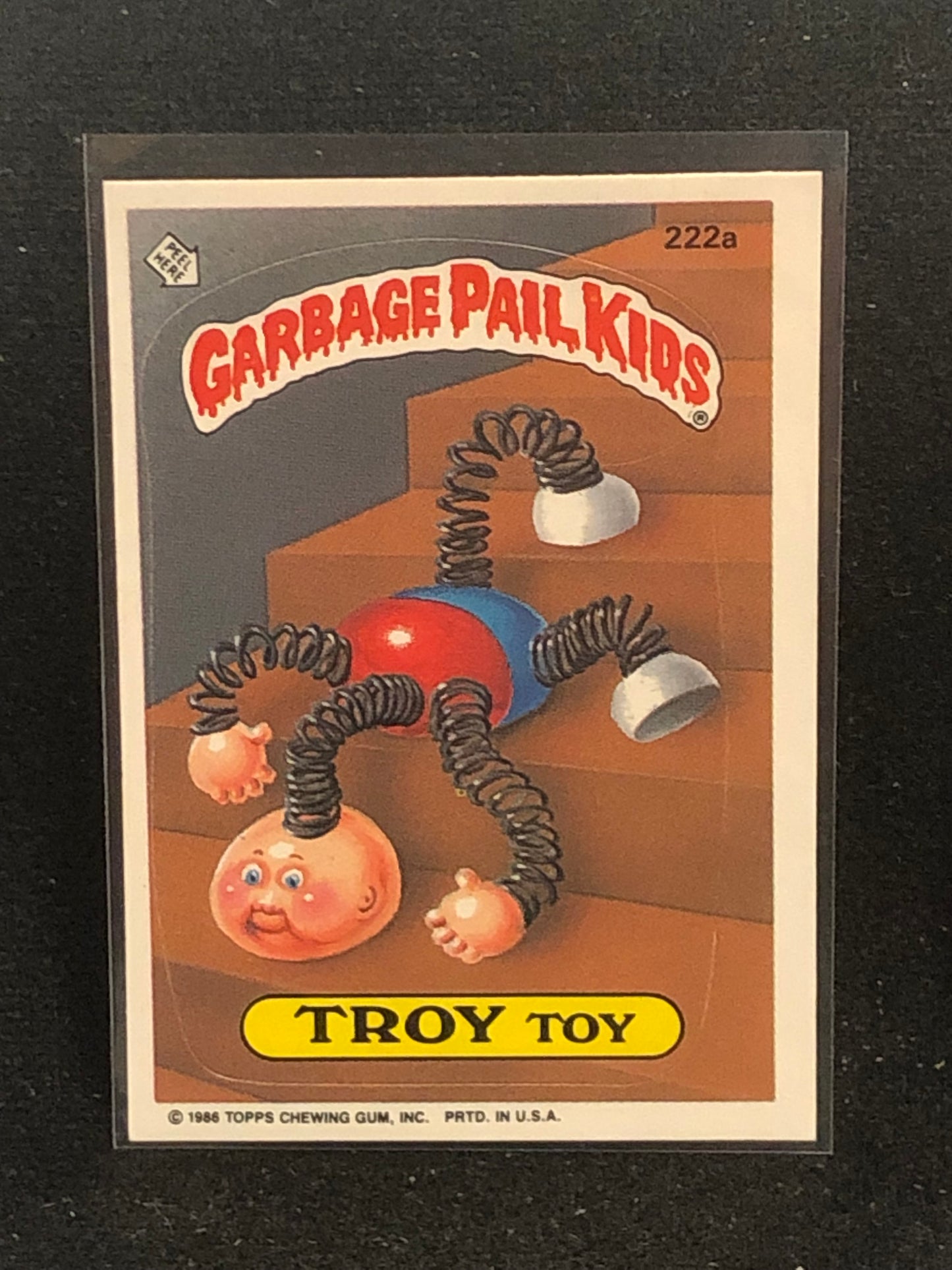 Garbage Pail Kids Original Series 6 (os6) 222a Troy Toy