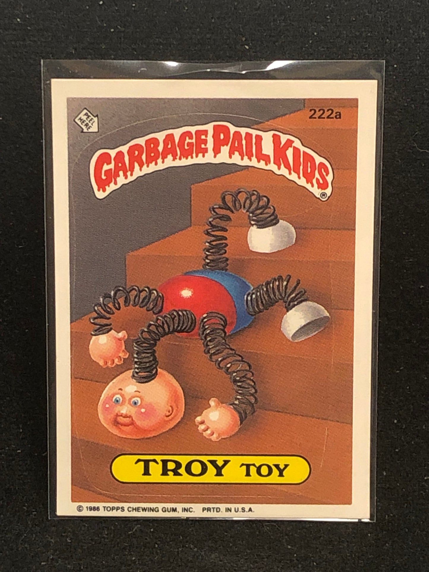 Garbage Pail Kids Original Series 6 (os6) 222a Troy Toy