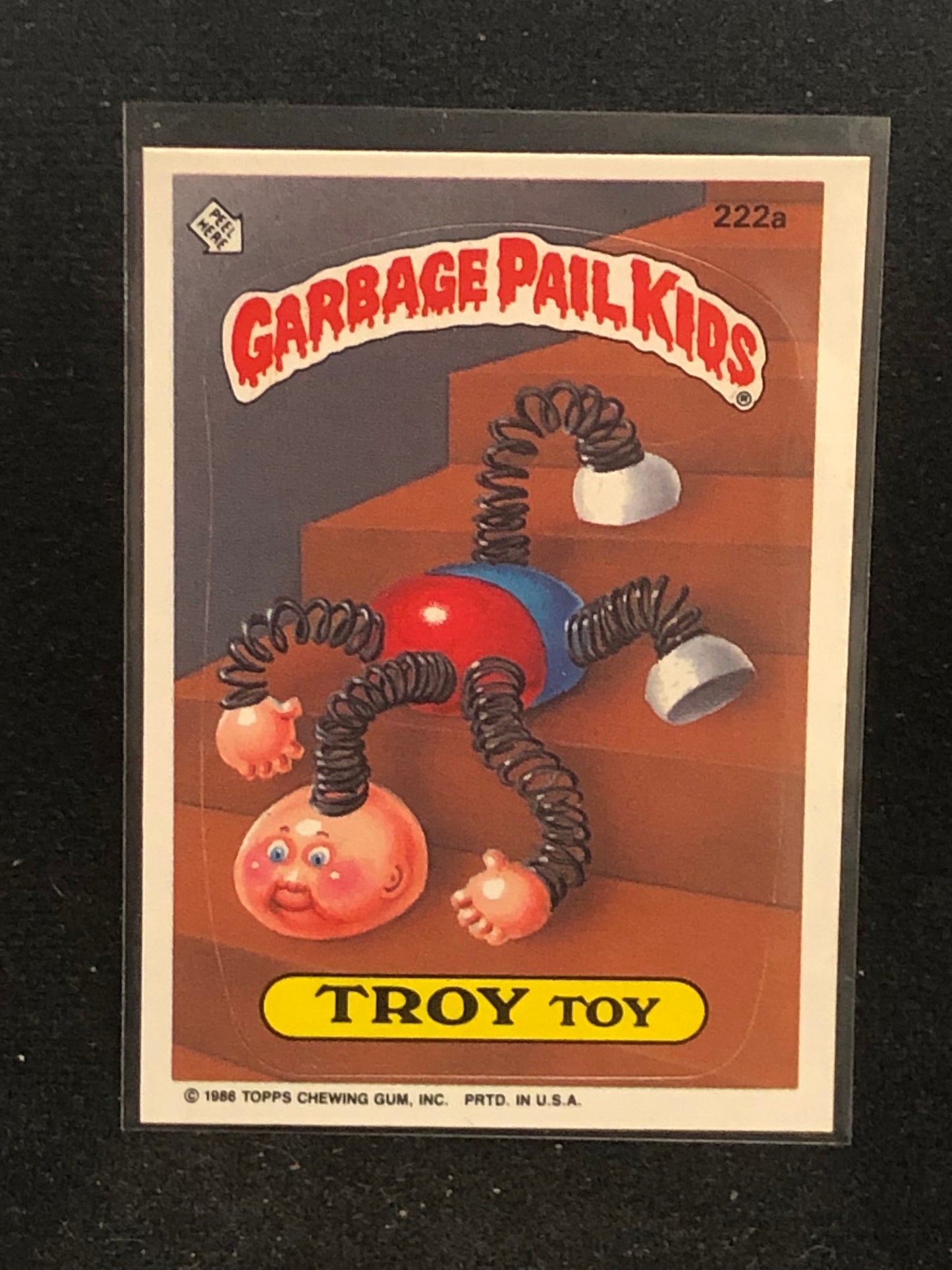 Garbage Pail Kids Original Series 6 (os6) 222a Troy Toy