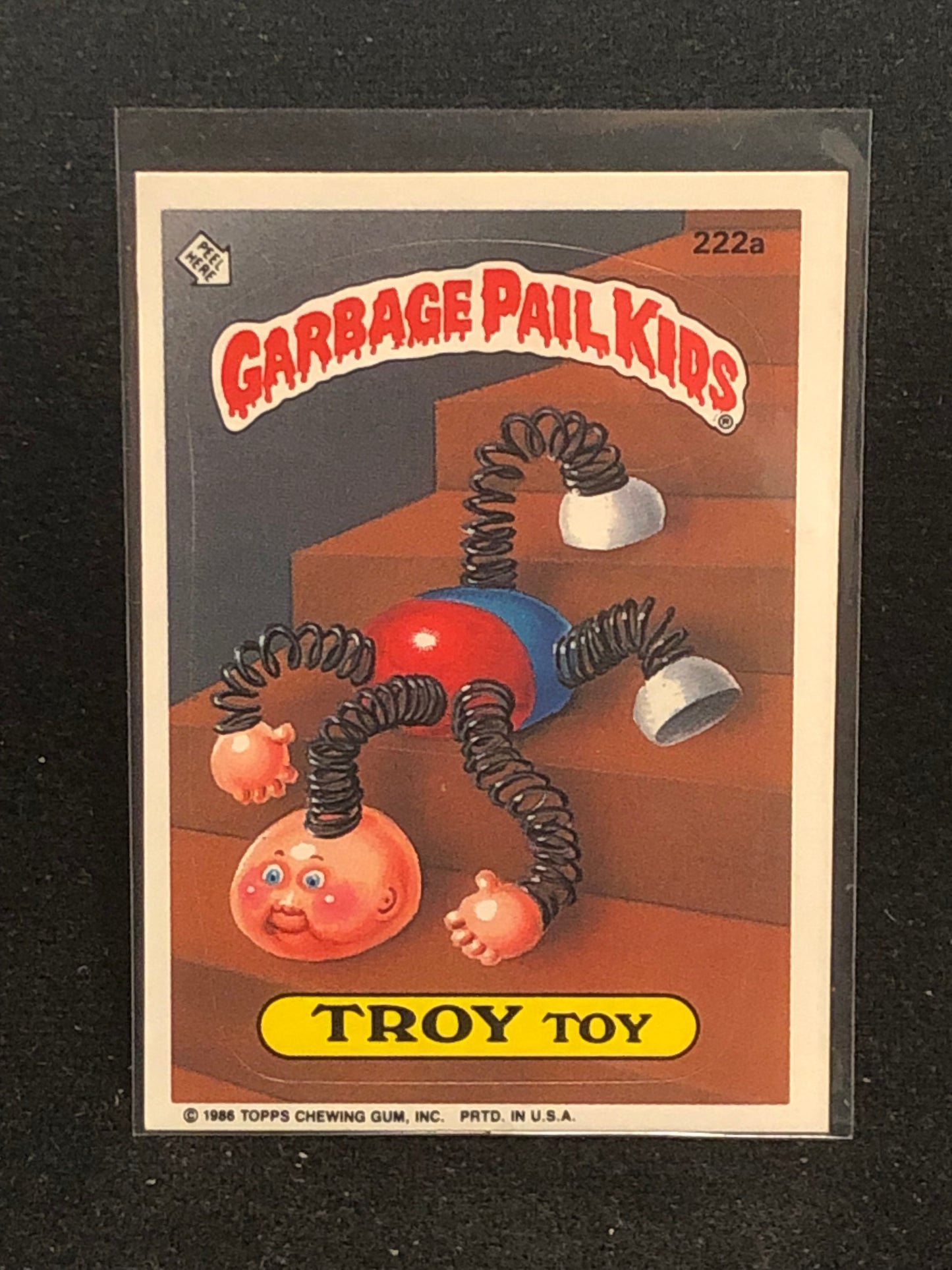 Garbage Pail Kids Original Series 6 (os6) 222a Troy Toy