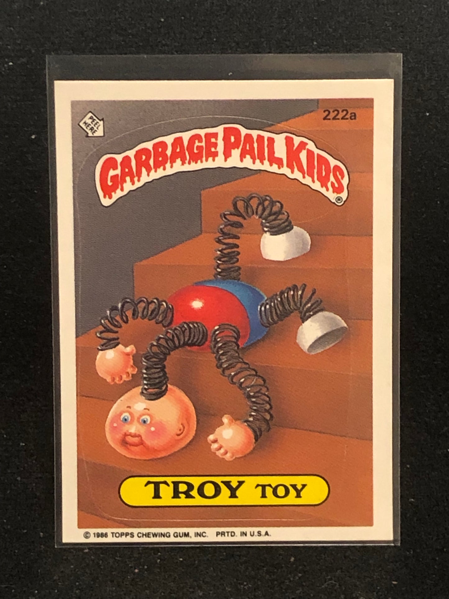 Garbage Pail Kids Original Series 6 (os6) 222a Troy Toy