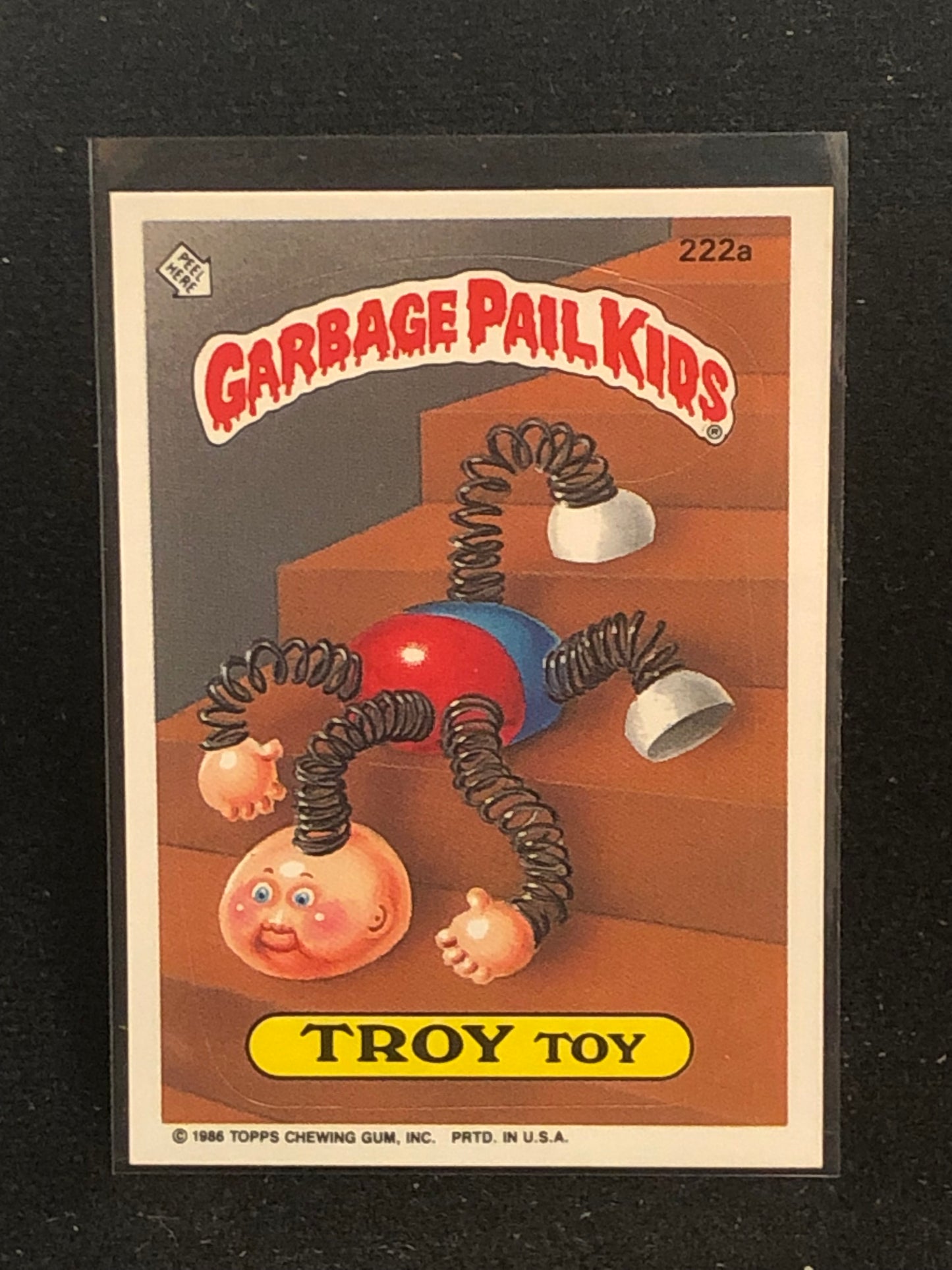 Garbage Pail Kids Original Series 6 (os6) 222a Troy Toy