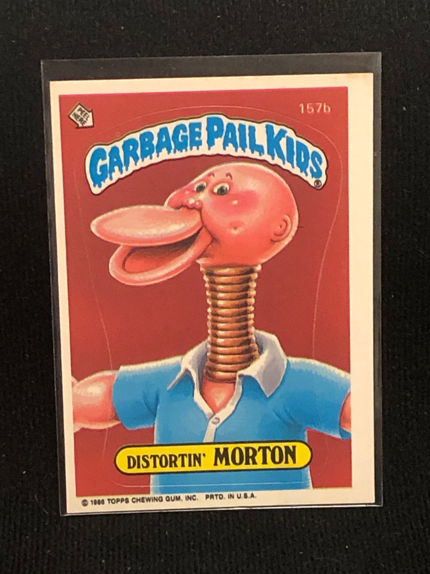 Garbage Pail Kids Original Series 4 (os4) 157b Distortin Morton