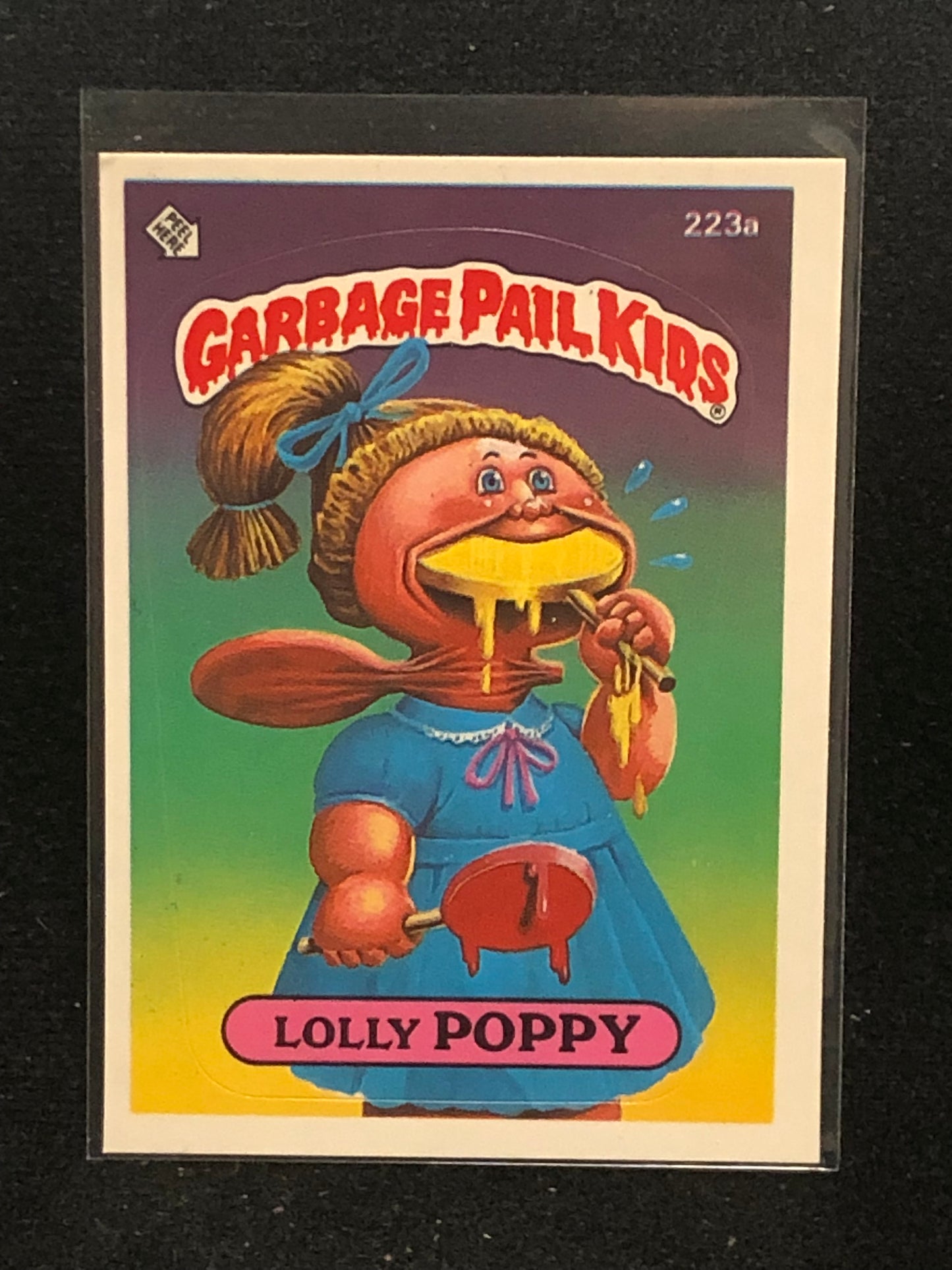 Garbage Pail Kids Original Series 6 (os6) 223a Lolly Poppy