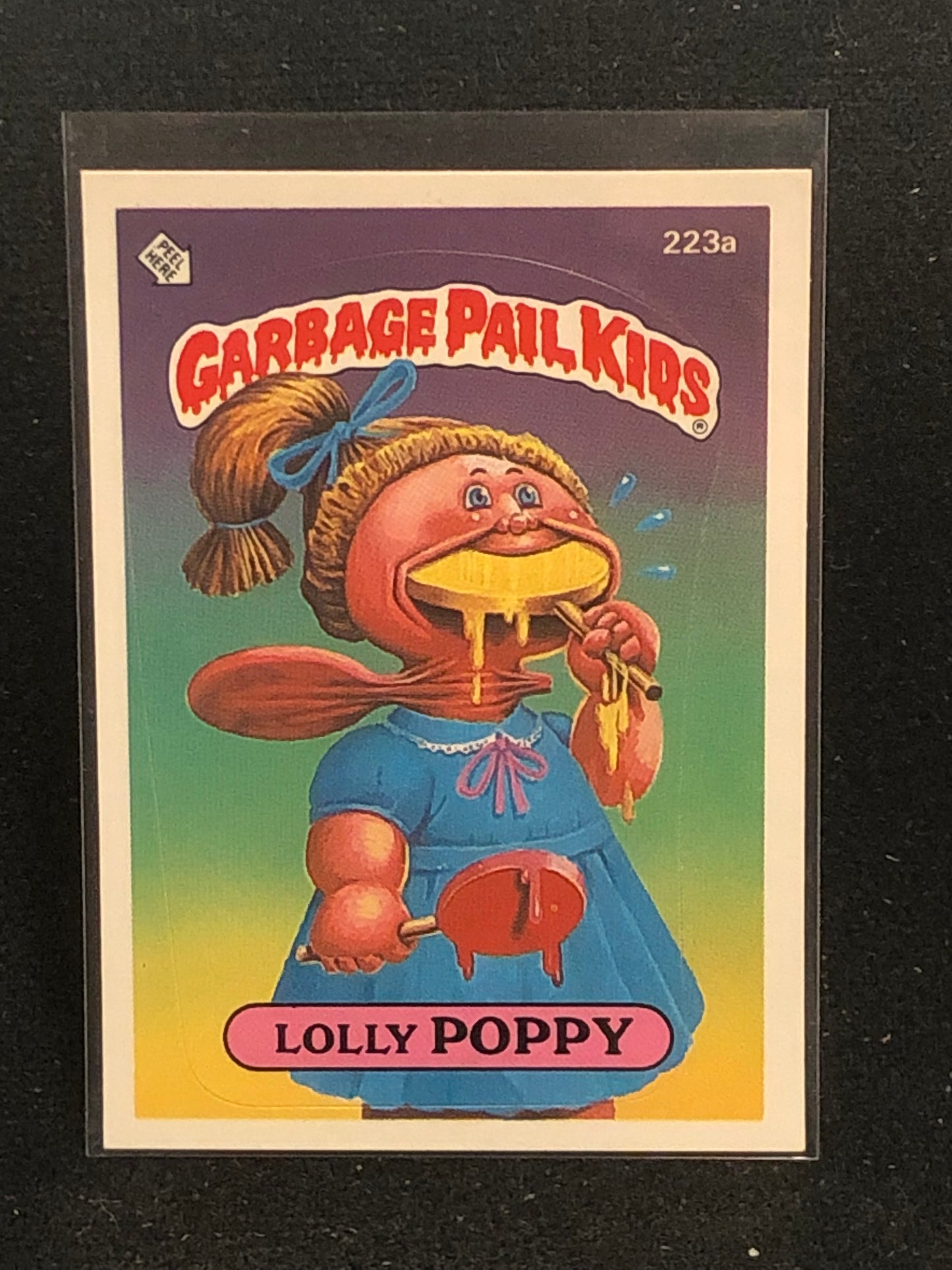 Garbage Pail Kids Original Series 6 (os6) 223a Lolly Poppy