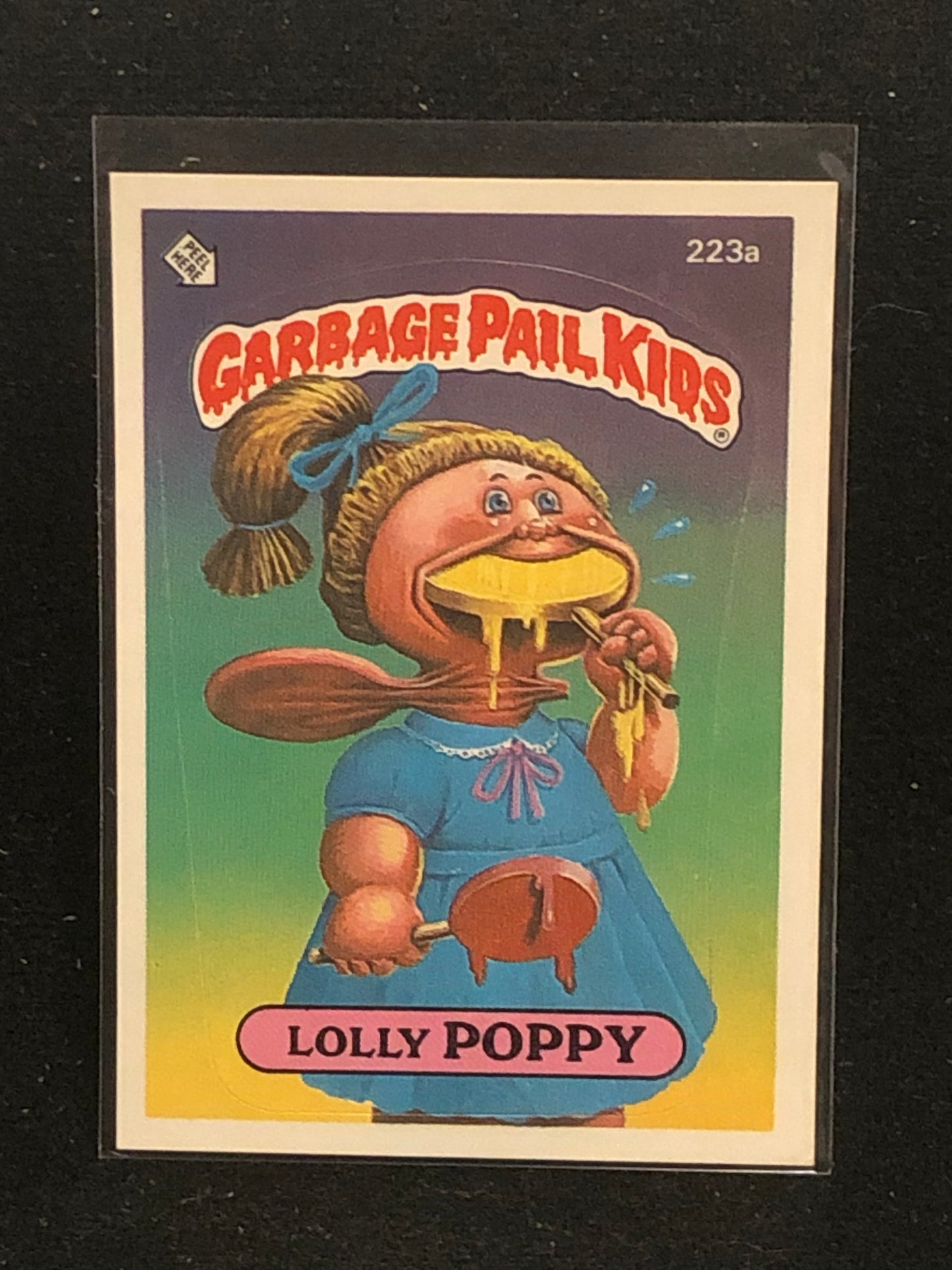 Garbage Pail Kids Original Series 6 (os6) 223a Lolly Poppy