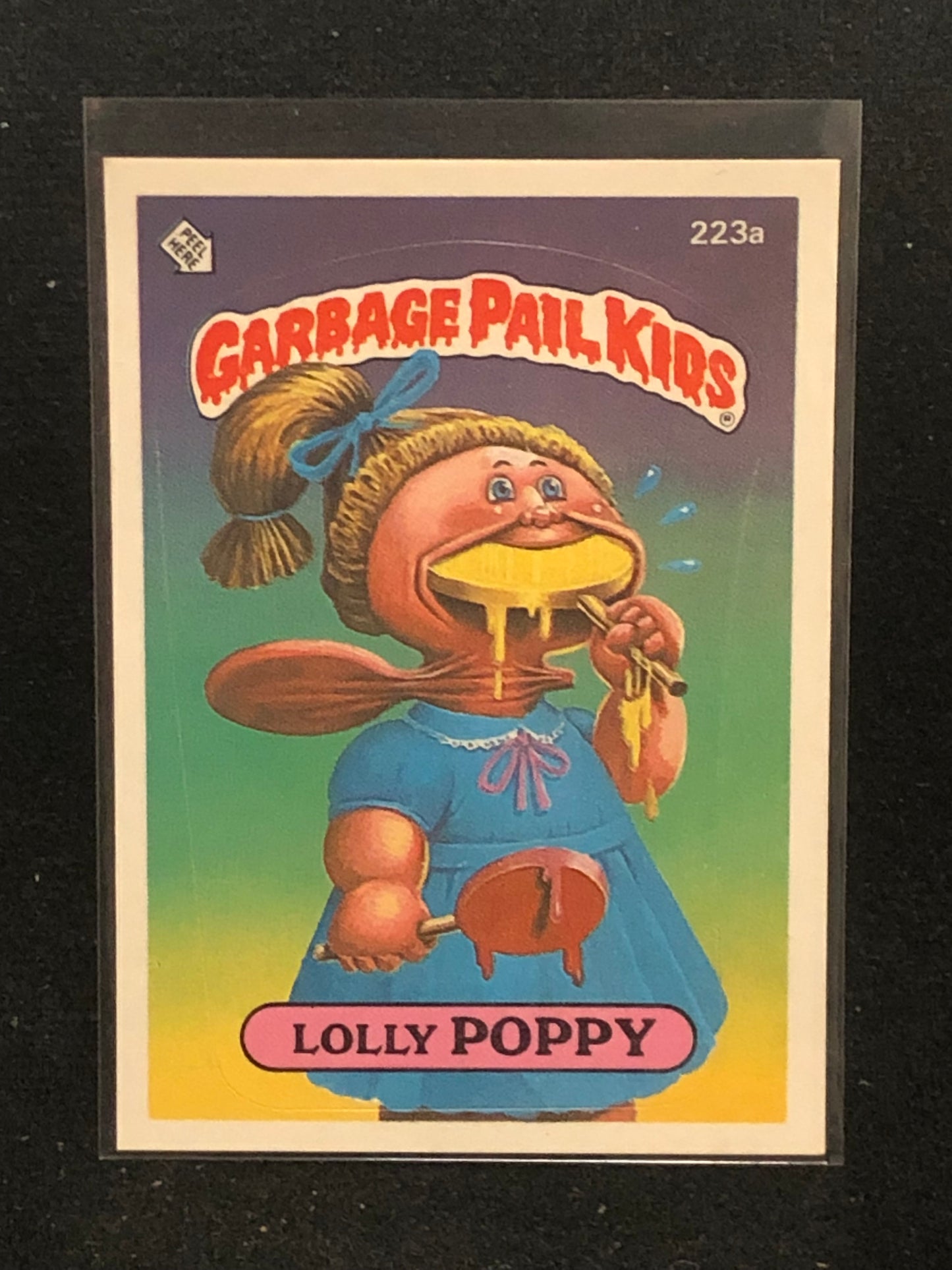 Garbage Pail Kids Original Series 6 (os6) 223a Lolly Poppy