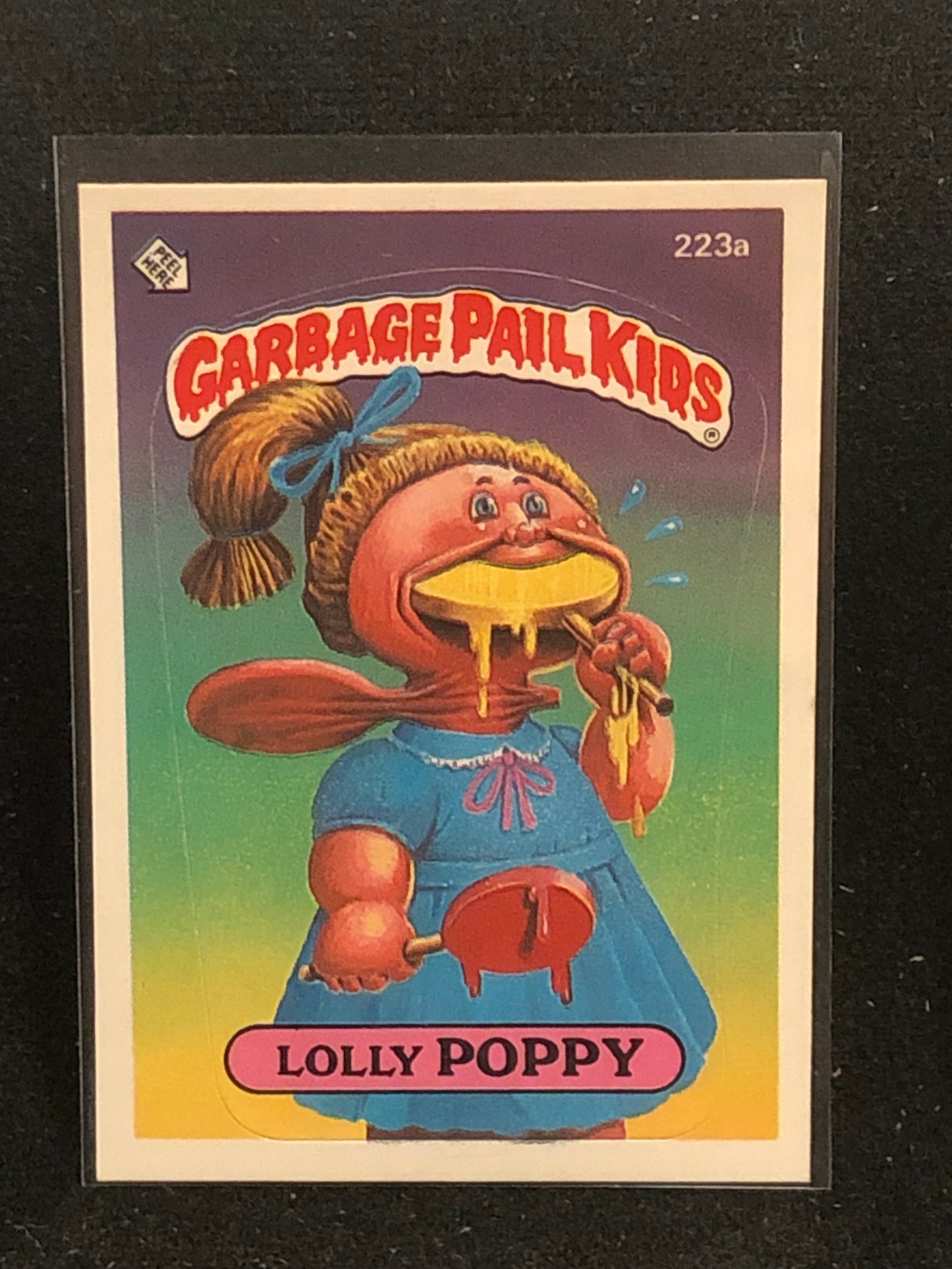 Garbage Pail Kids Original Series 6 (os6) 223a Lolly Poppy