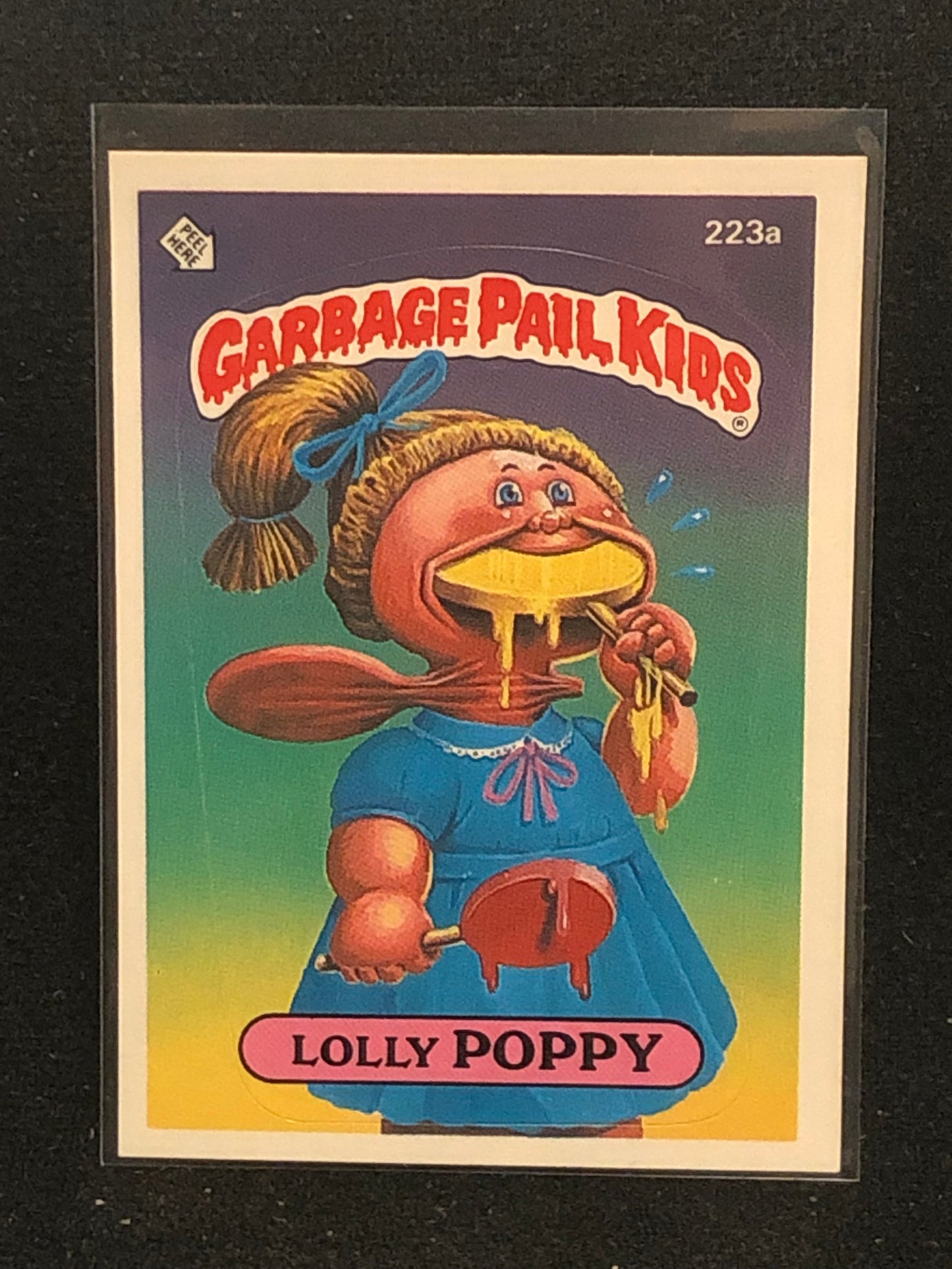 Garbage Pail Kids Original Series 6 (os6) 223a Lolly Poppy