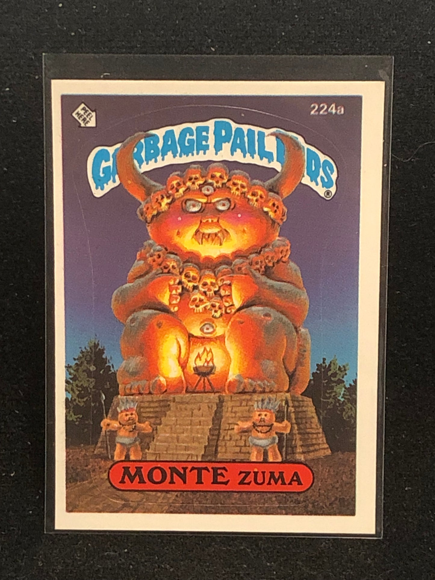 Garbage Pail Kids Original Series 6 (os6) 224a Monte Zuma