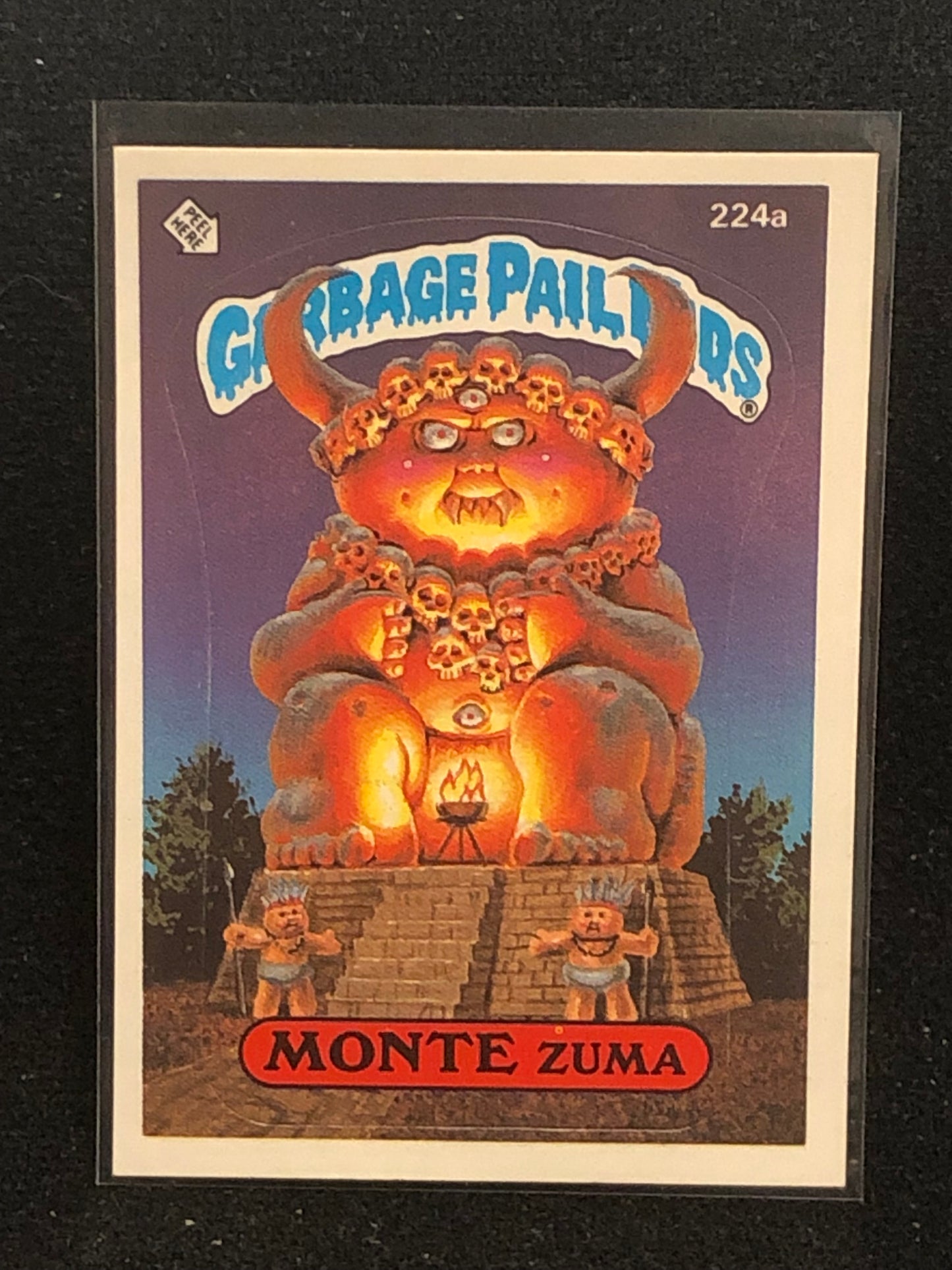 Garbage Pail Kids Original Series 6 (os6) 224a Monte Zuma