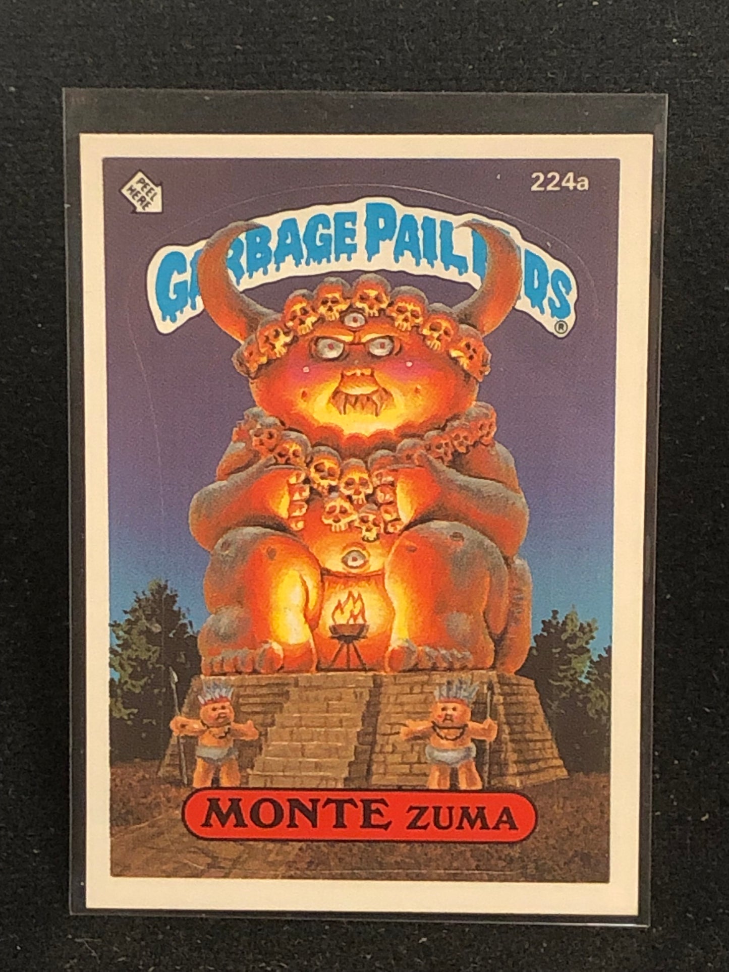 Garbage Pail Kids Original Series 6 (os6) 224a Monte Zuma