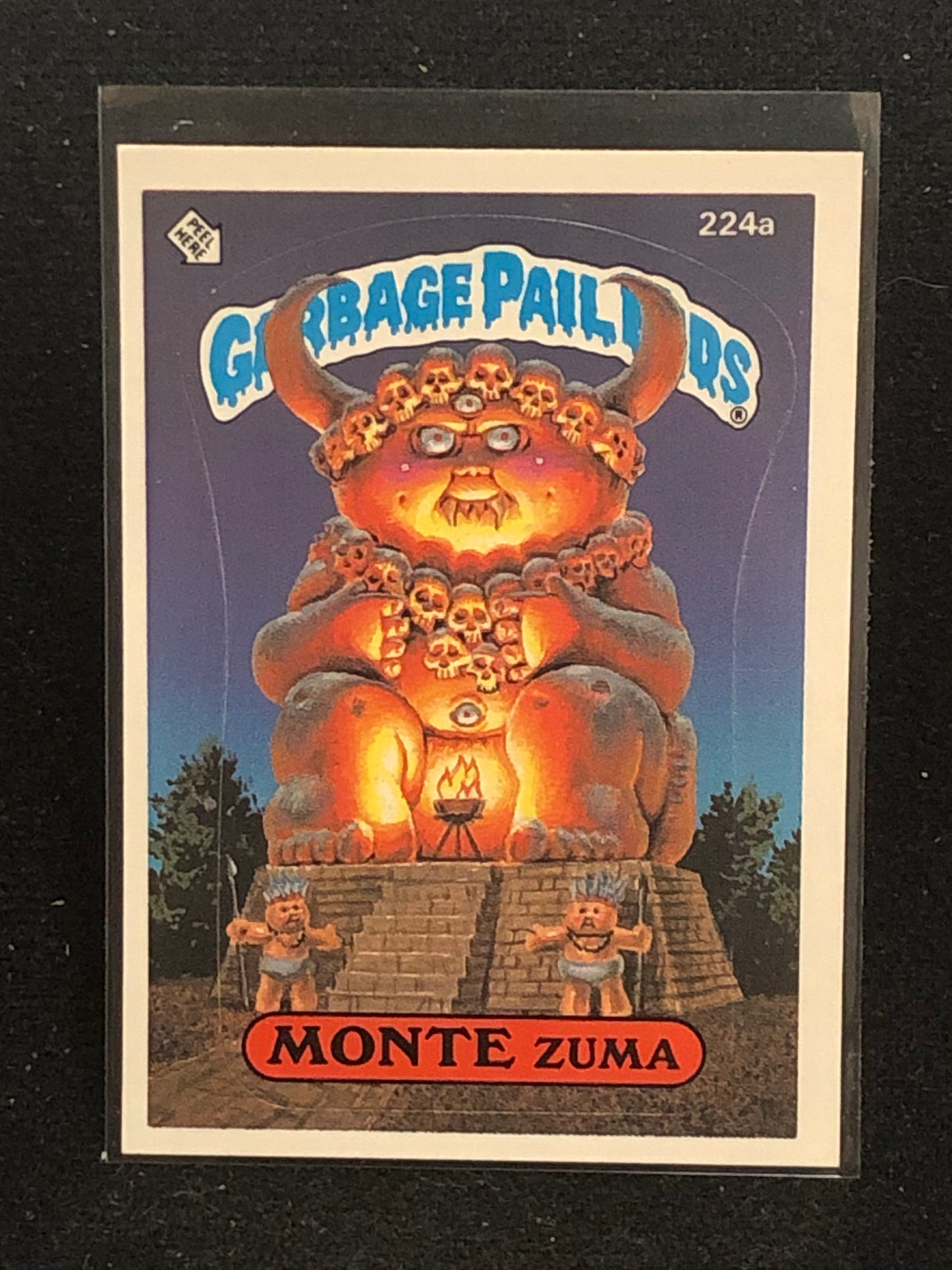 Garbage Pail Kids Original Series 6 (os6) 224a Monte Zuma