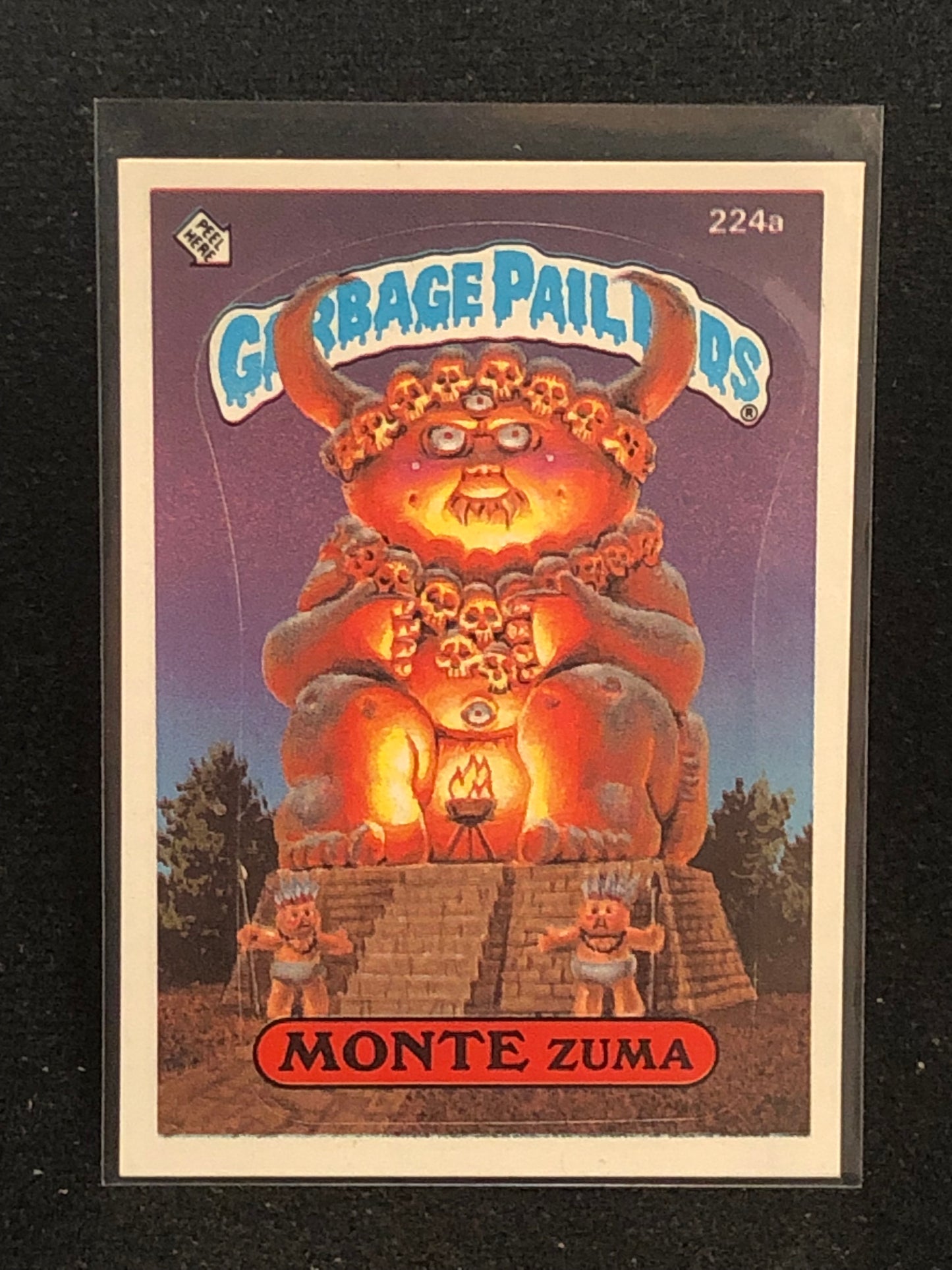 Garbage Pail Kids Original Series 6 (os6) 224a Monte Zuma