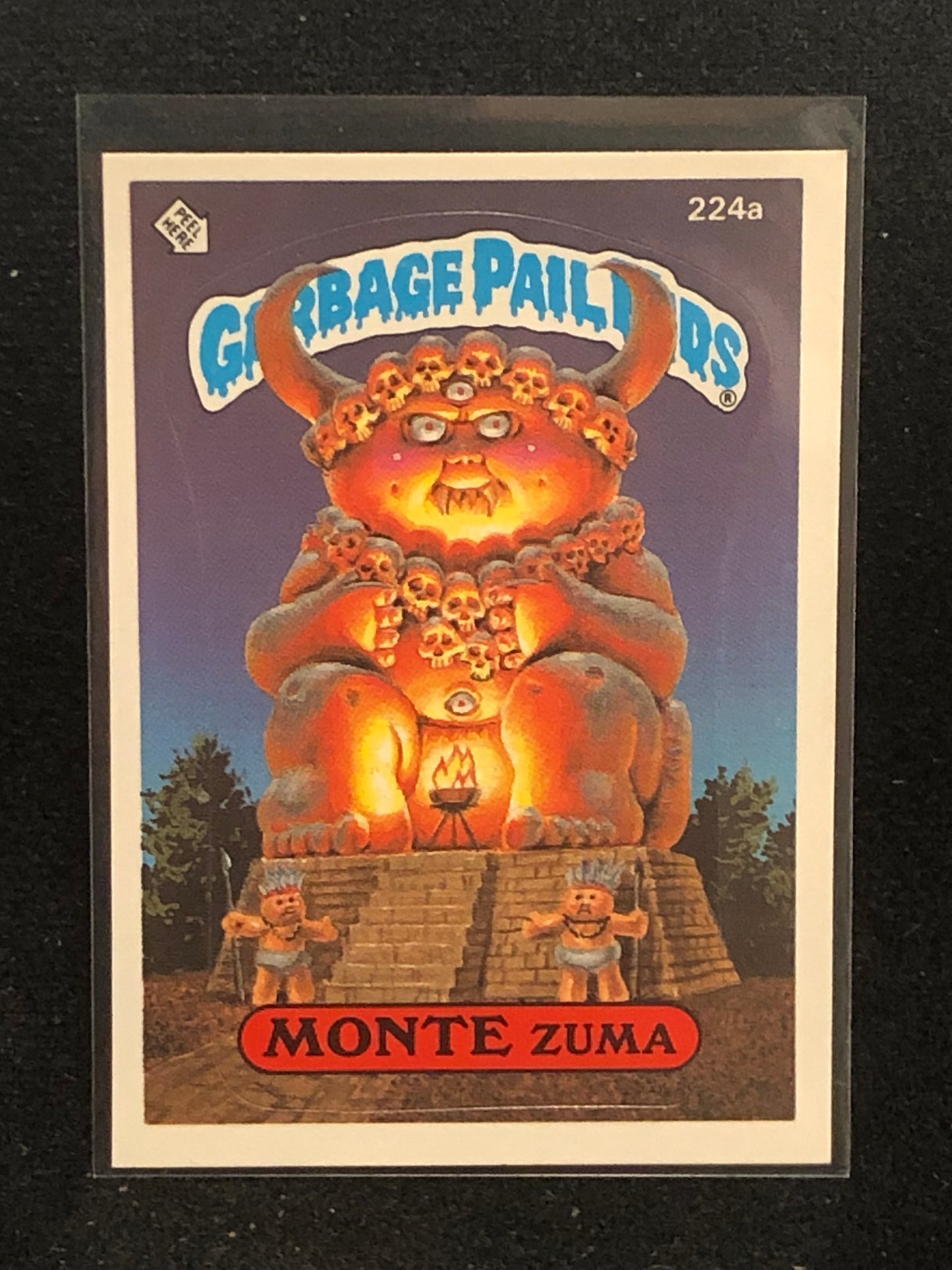 Garbage Pail Kids Original Series 6 (os6) 224a Monte Zuma