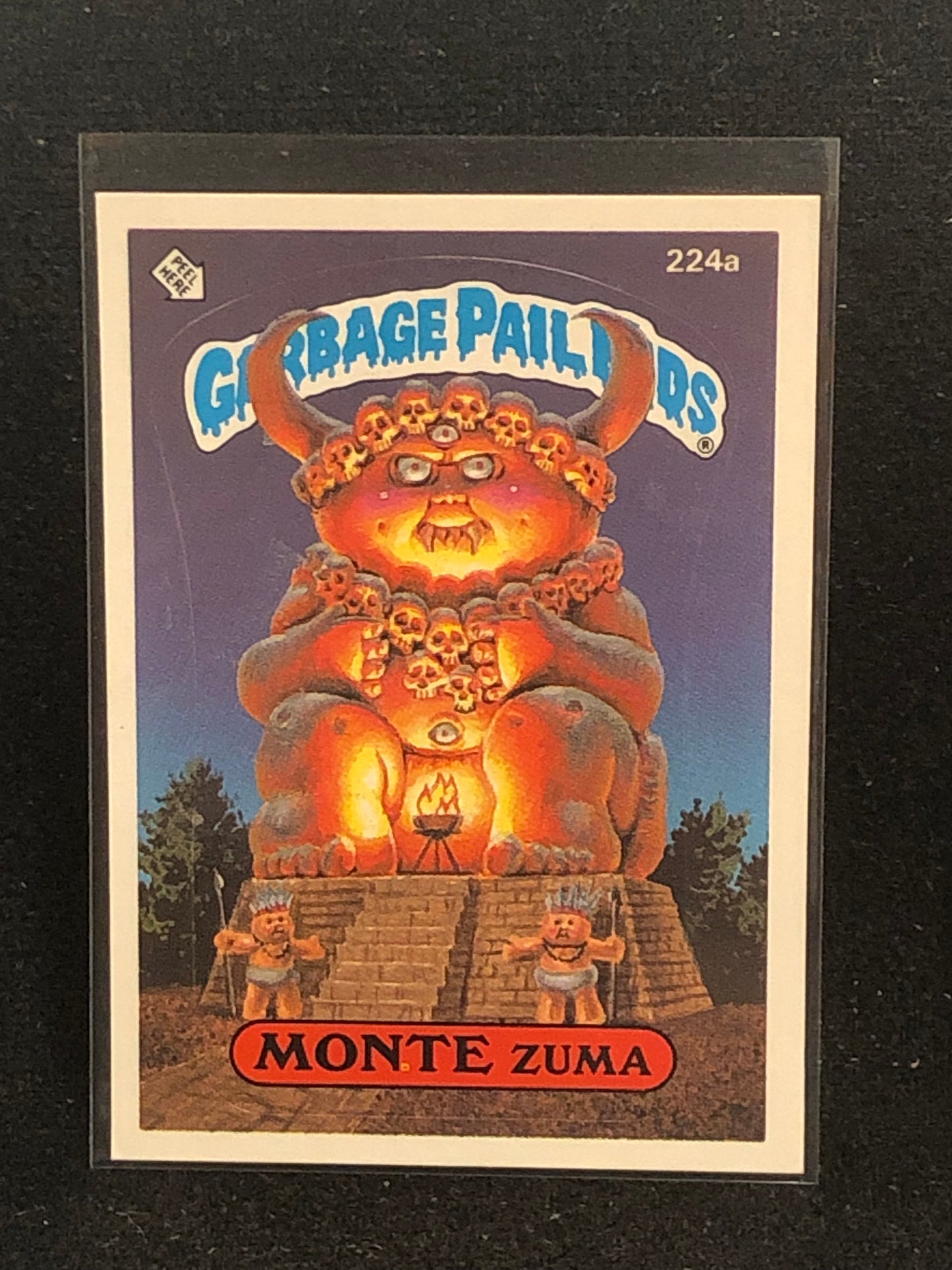 Garbage Pail Kids Original Series 6 (os6) 224a Monte Zuma