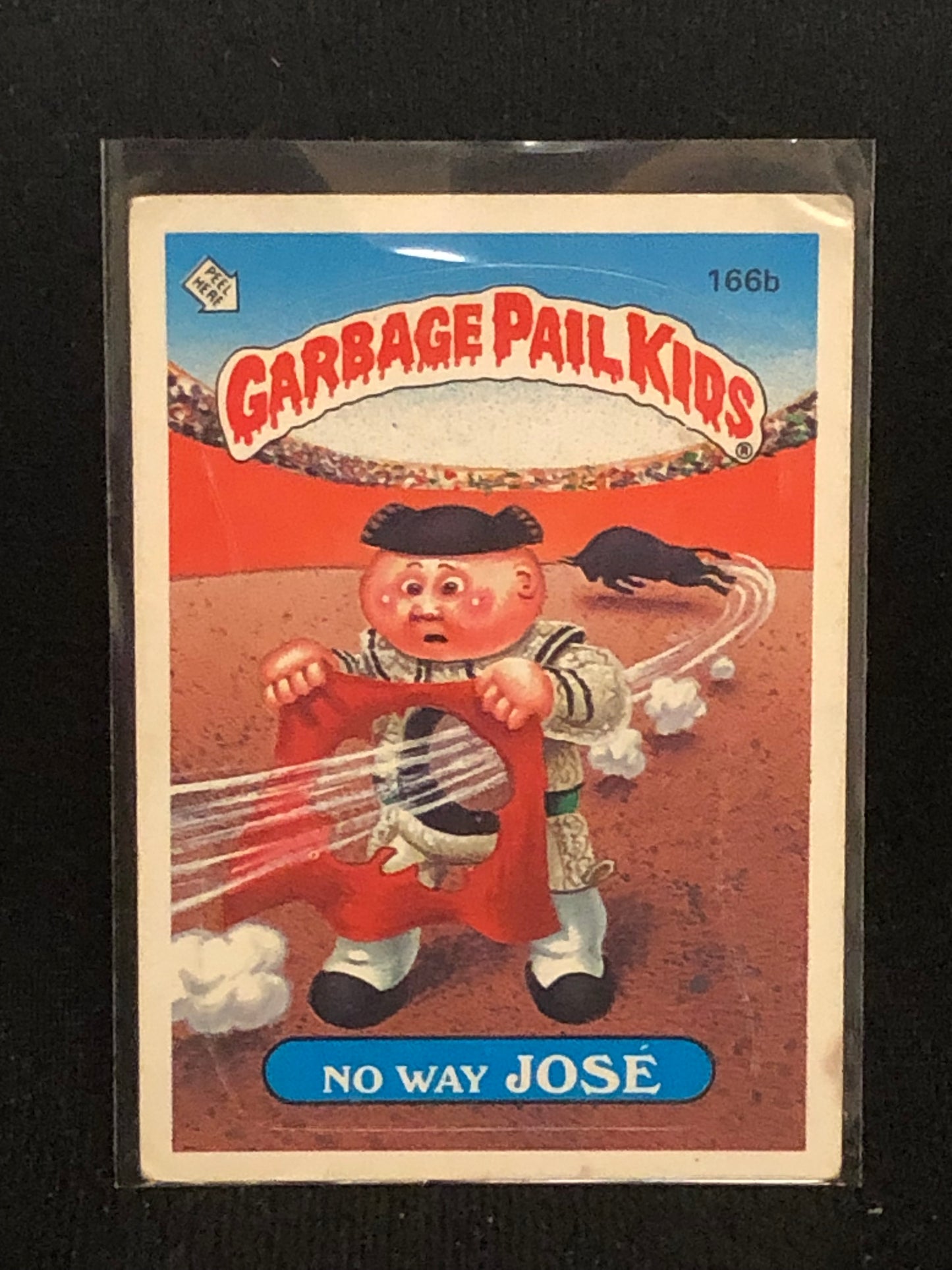 Garbage Pail Kids Original Series 4 (os4) 166b No Way Jose