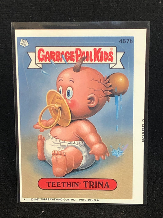 Garbage Pail Kids Original Series 11 (os11) 457b Teethin Trina