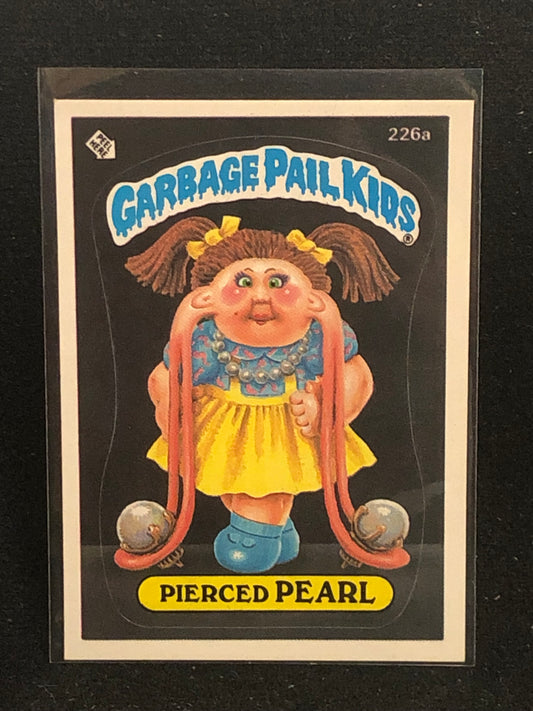 Garbage Pail Kids Original Series 6 (os6) 226a Pierced Pearl