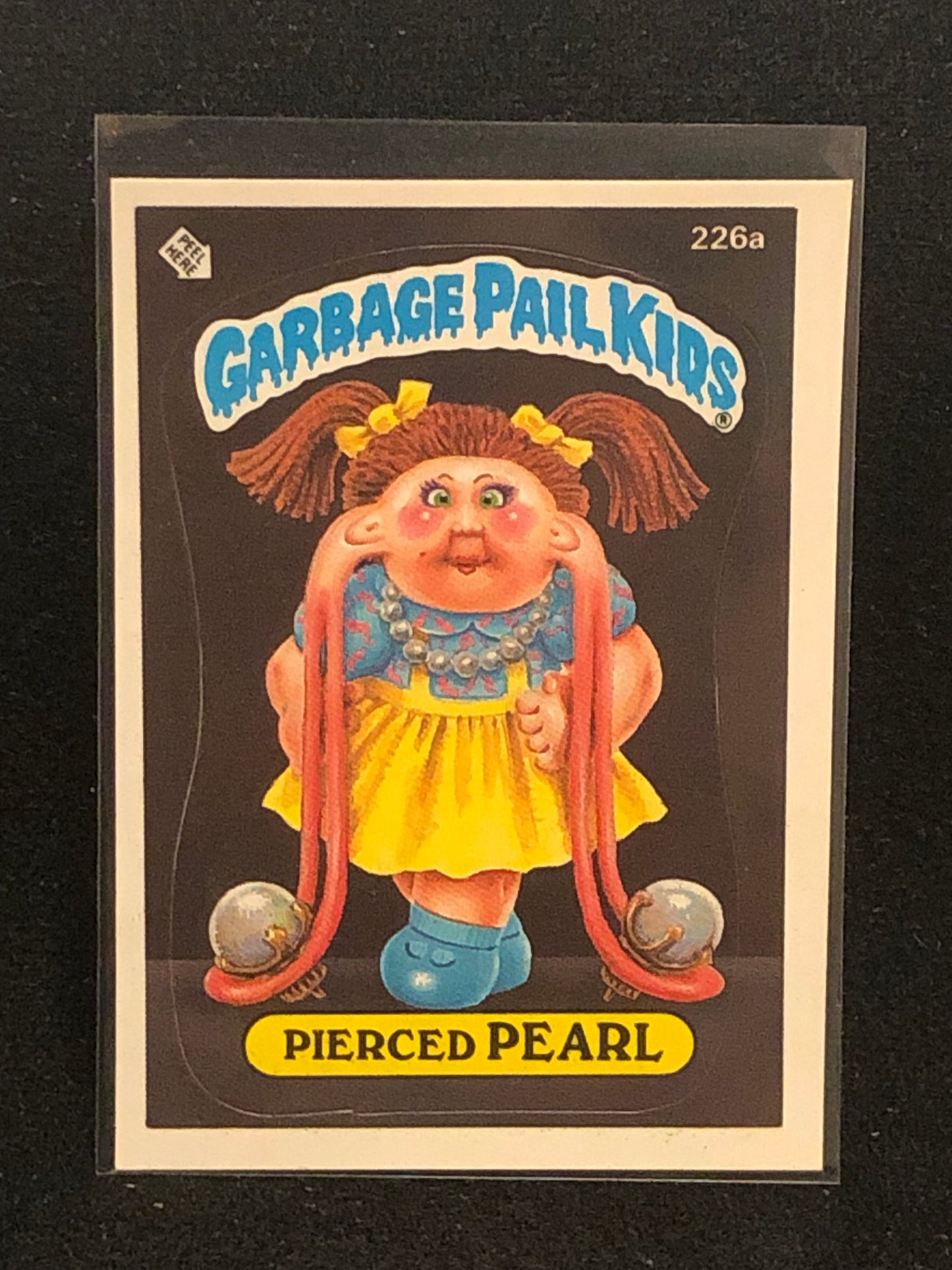 Garbage Pail Kids Original Series 6 (os6) 226a Pierced Pearl