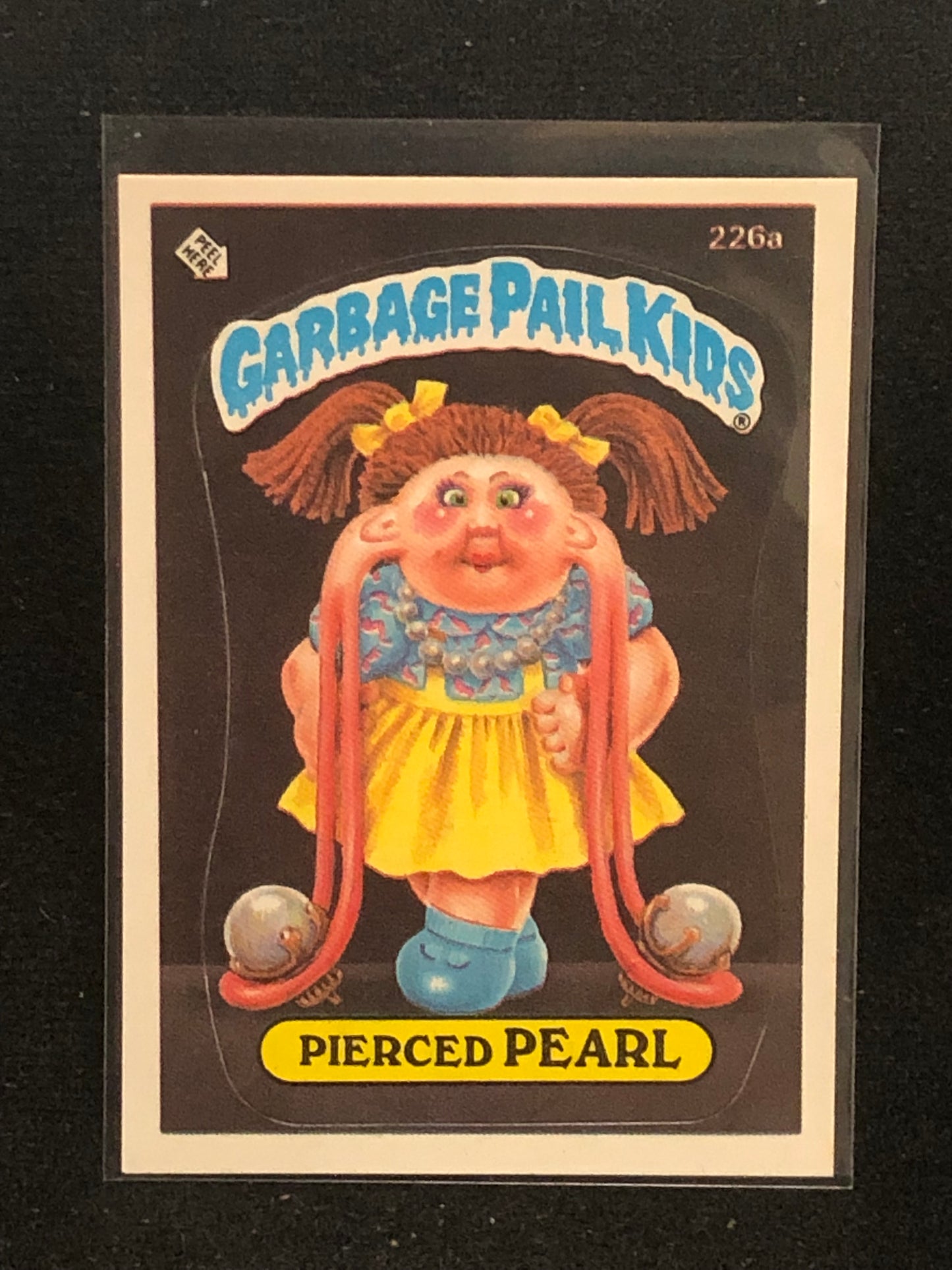 Garbage Pail Kids Original Series 6 (os6) 226a Pierced Pearl