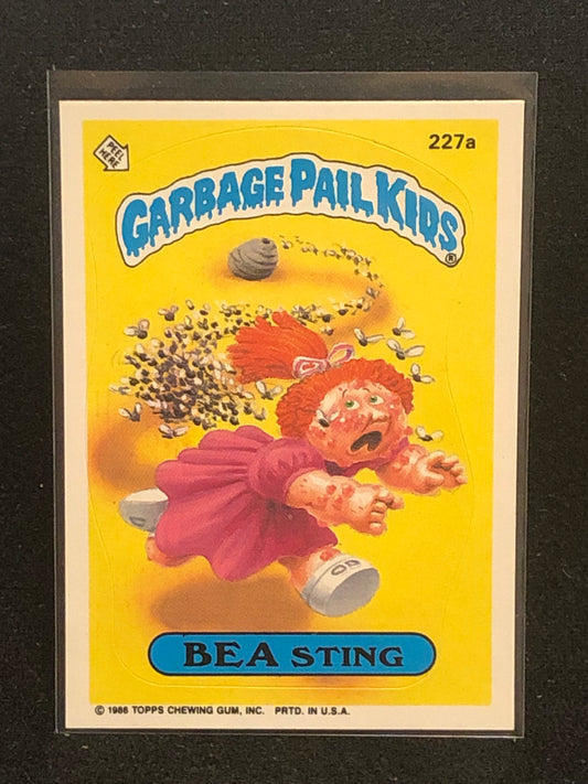 Garbage Pail Kids Original Series 6 (os6) 227a Bea Sting