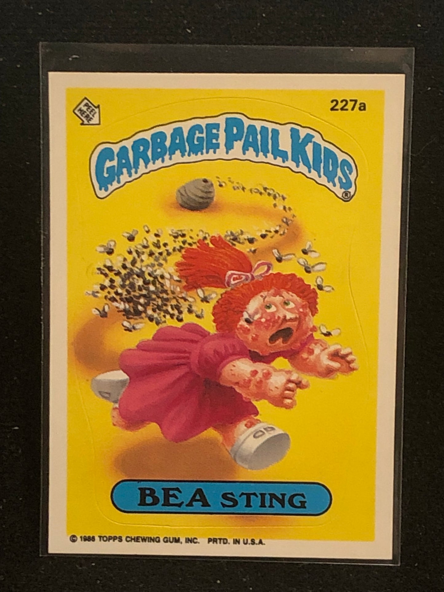 Garbage Pail Kids Original Series 6 (os6) 227a Bea Sting