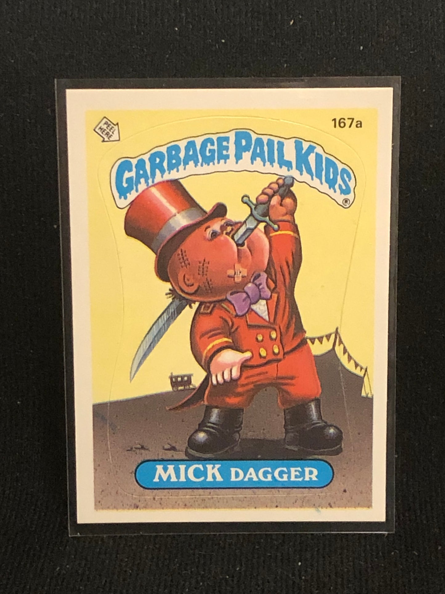 Garbage Pail Kids Original Series 5 (os5) 167a Mick Dagger