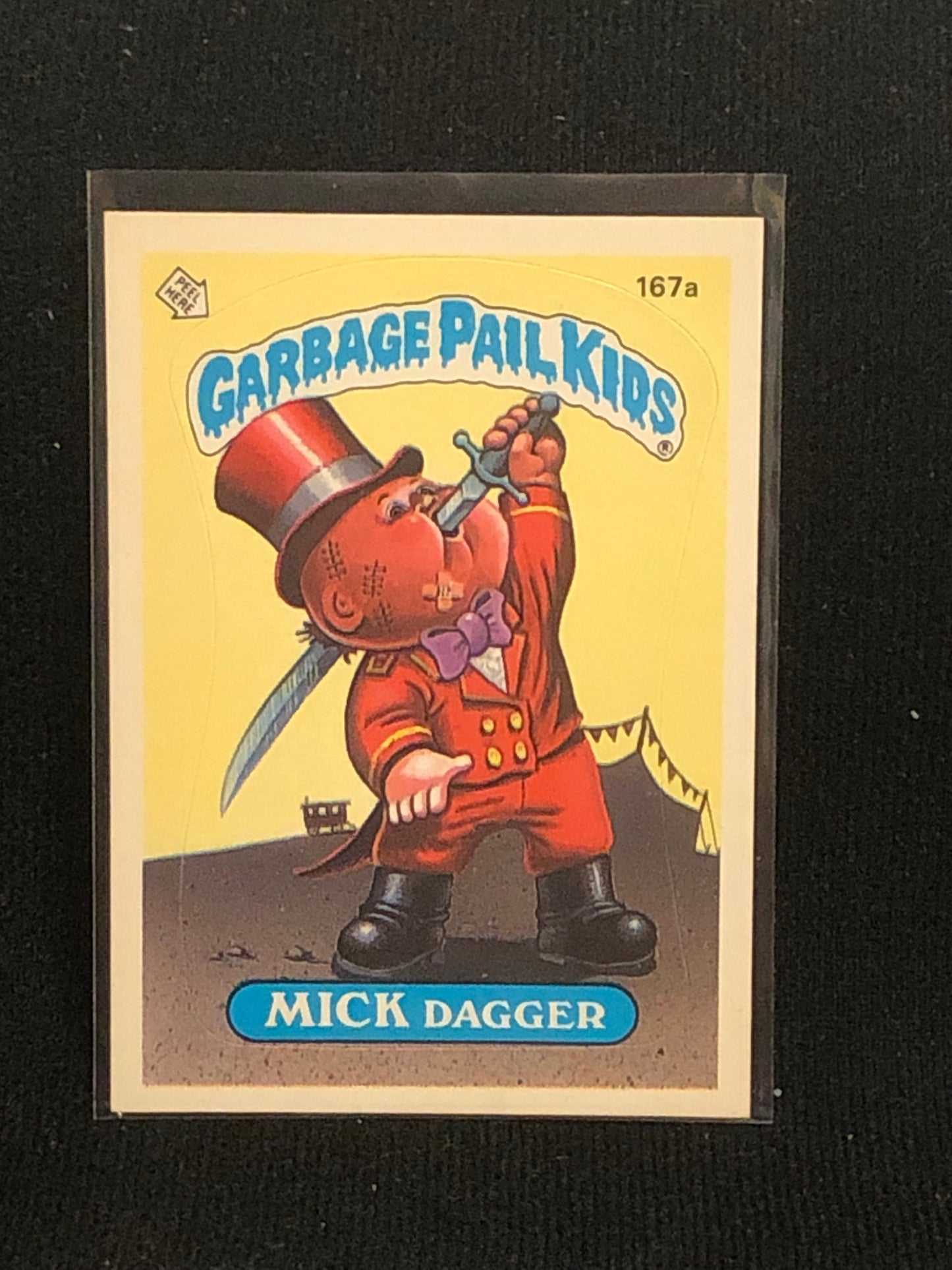 Garbage Pail Kids Original Series 5 (os5) 167a Mick Dagger