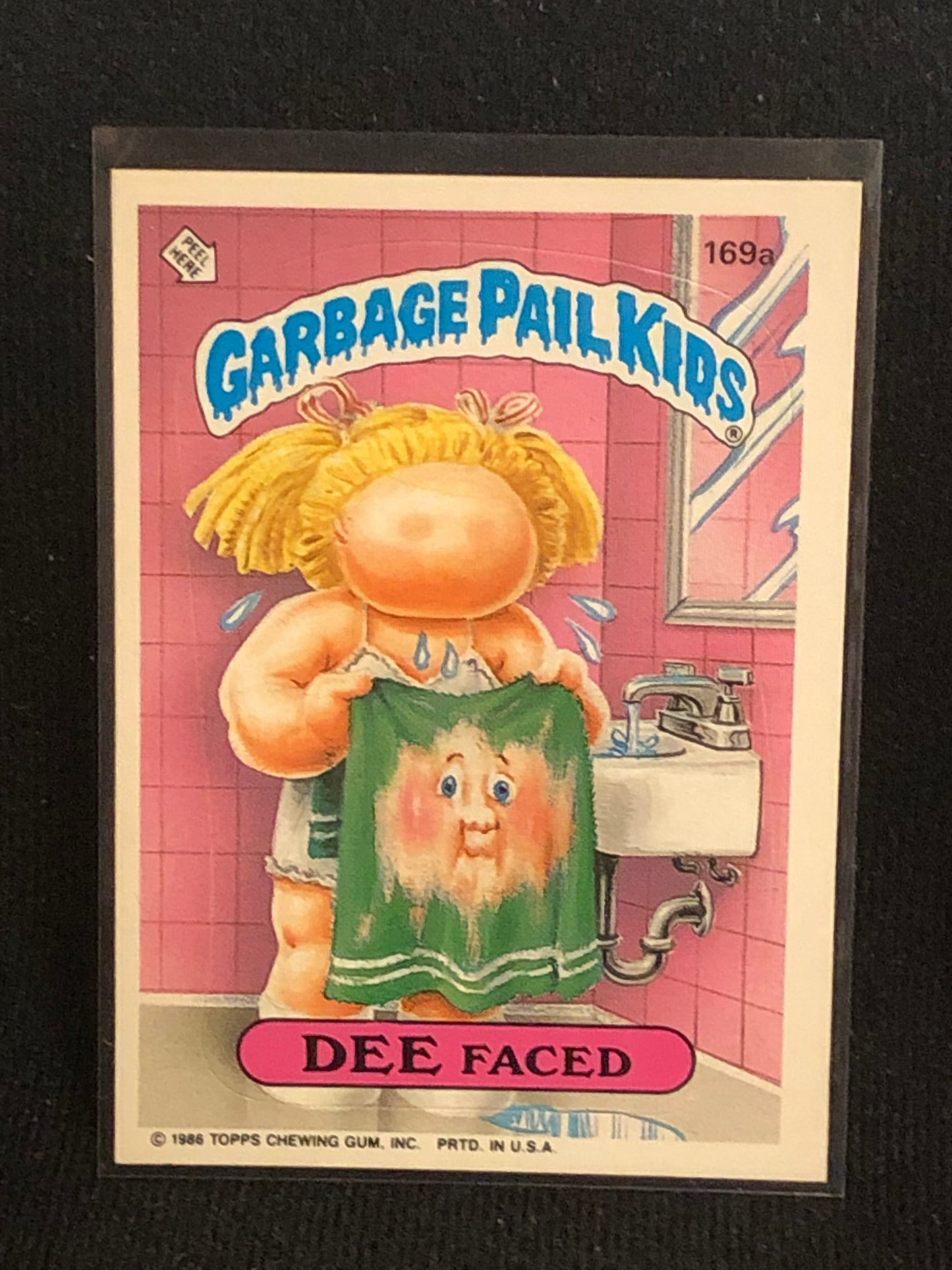 Garbage Pail Kids Original Series 5 (os5) 169a Dee Faced