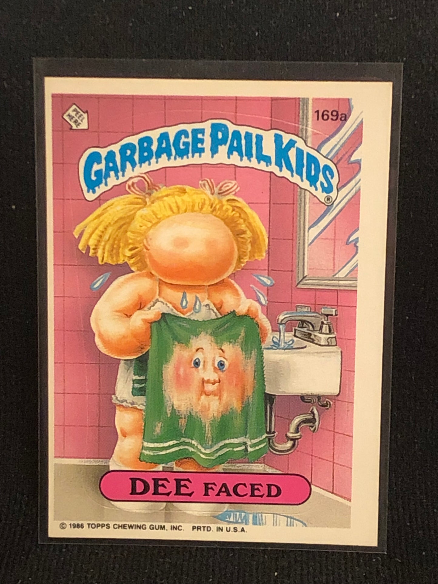 Garbage Pail Kids Original Series 5 (os5) 169a Dee Faced