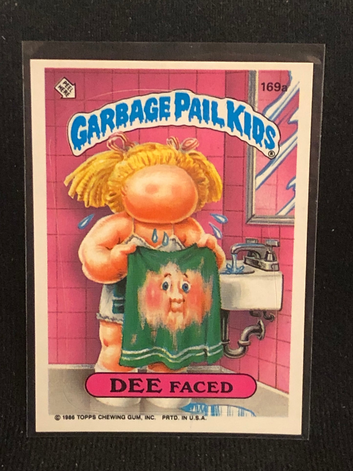 Garbage Pail Kids Original Series 5 (os5) 169a Dee Faced