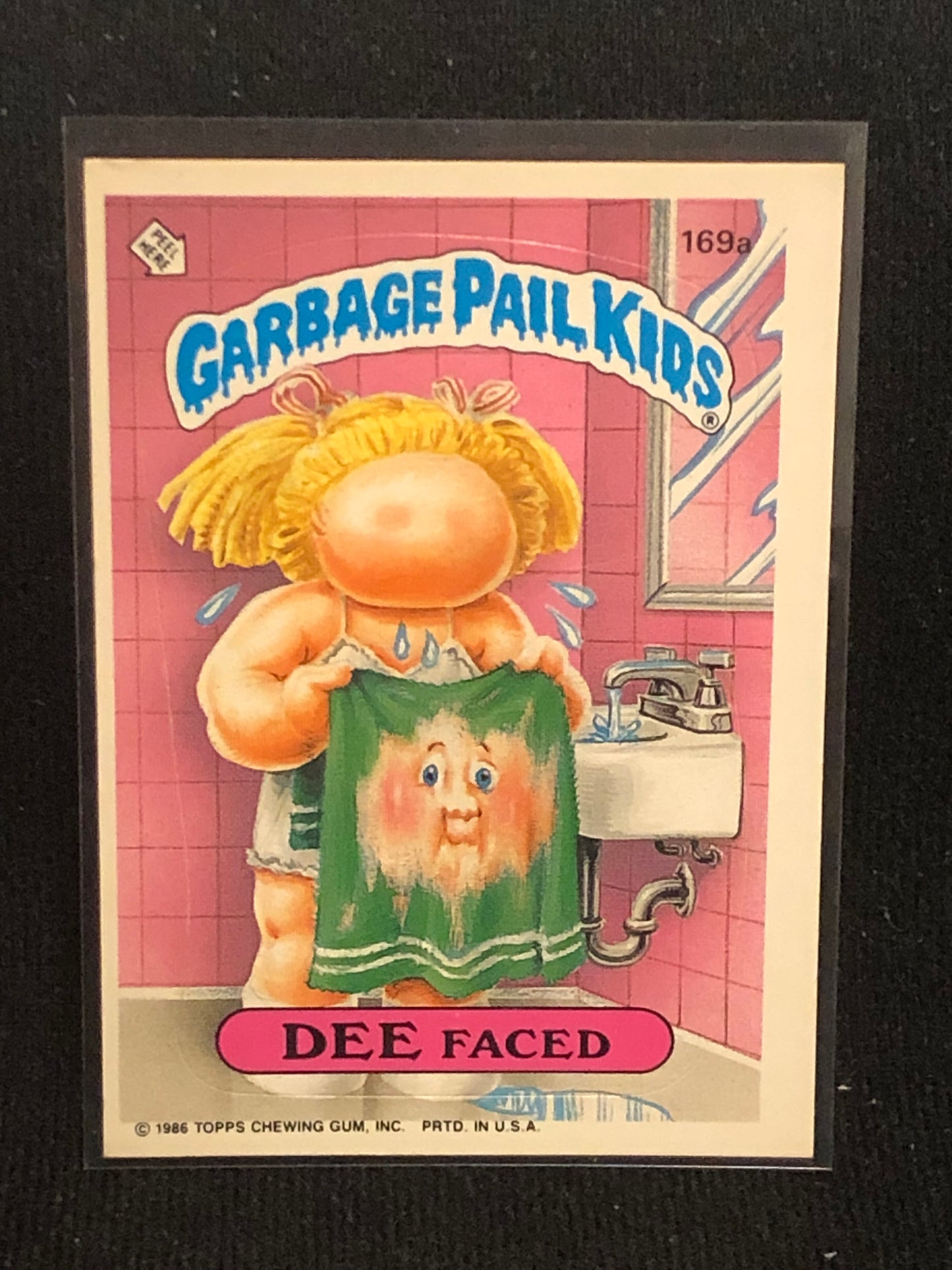 Garbage Pail Kids Original Series 5 (os5) 169a Dee Faced