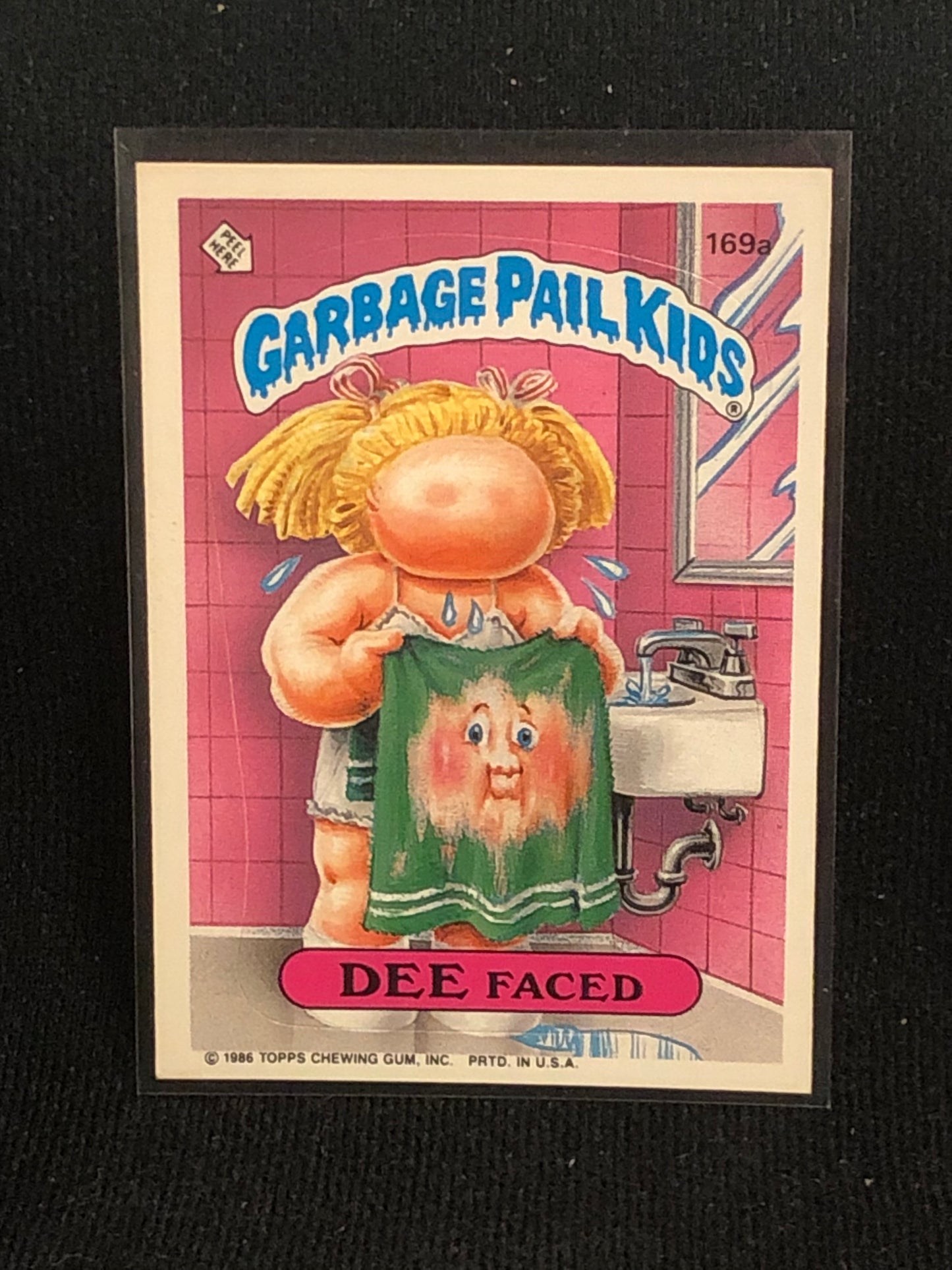 Garbage Pail Kids Original Series 5 (os5) 169a Dee Faced