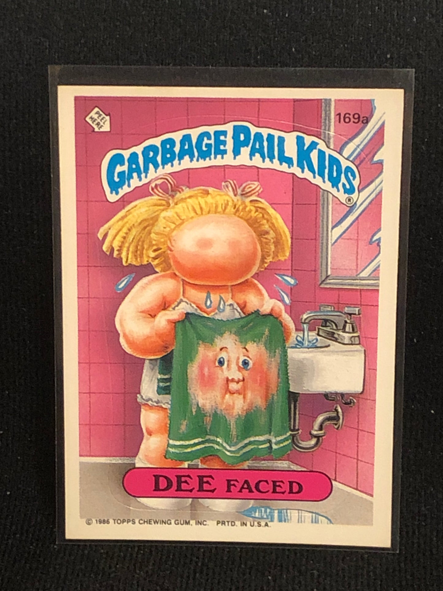 Garbage Pail Kids Original Series 5 (os5) 169a Dee Faced