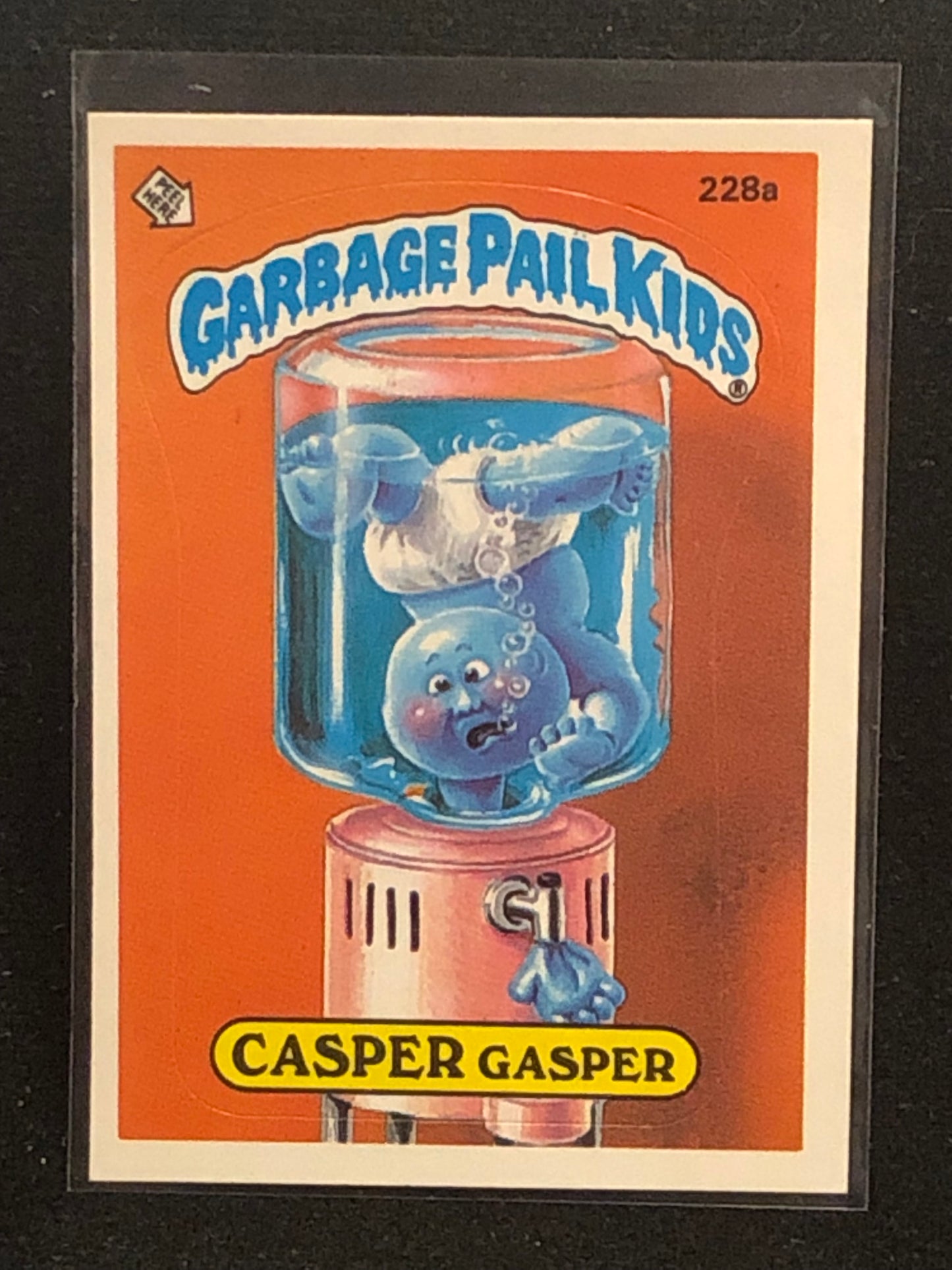 Garbage Pail Kids Original Series 6 (os6) 228a Casper Gasper