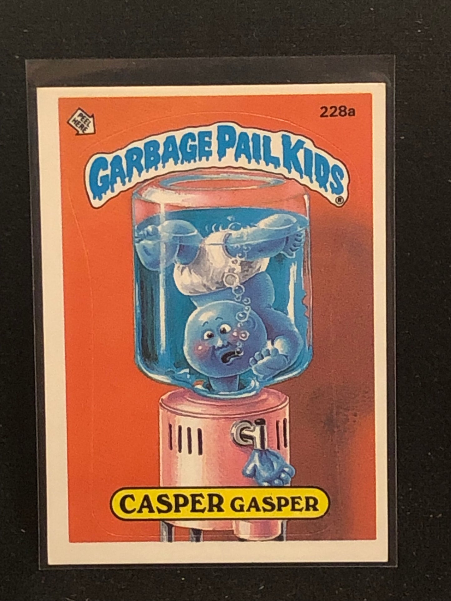 Garbage Pail Kids Original Series 6 (os6) 228a Casper Gasper