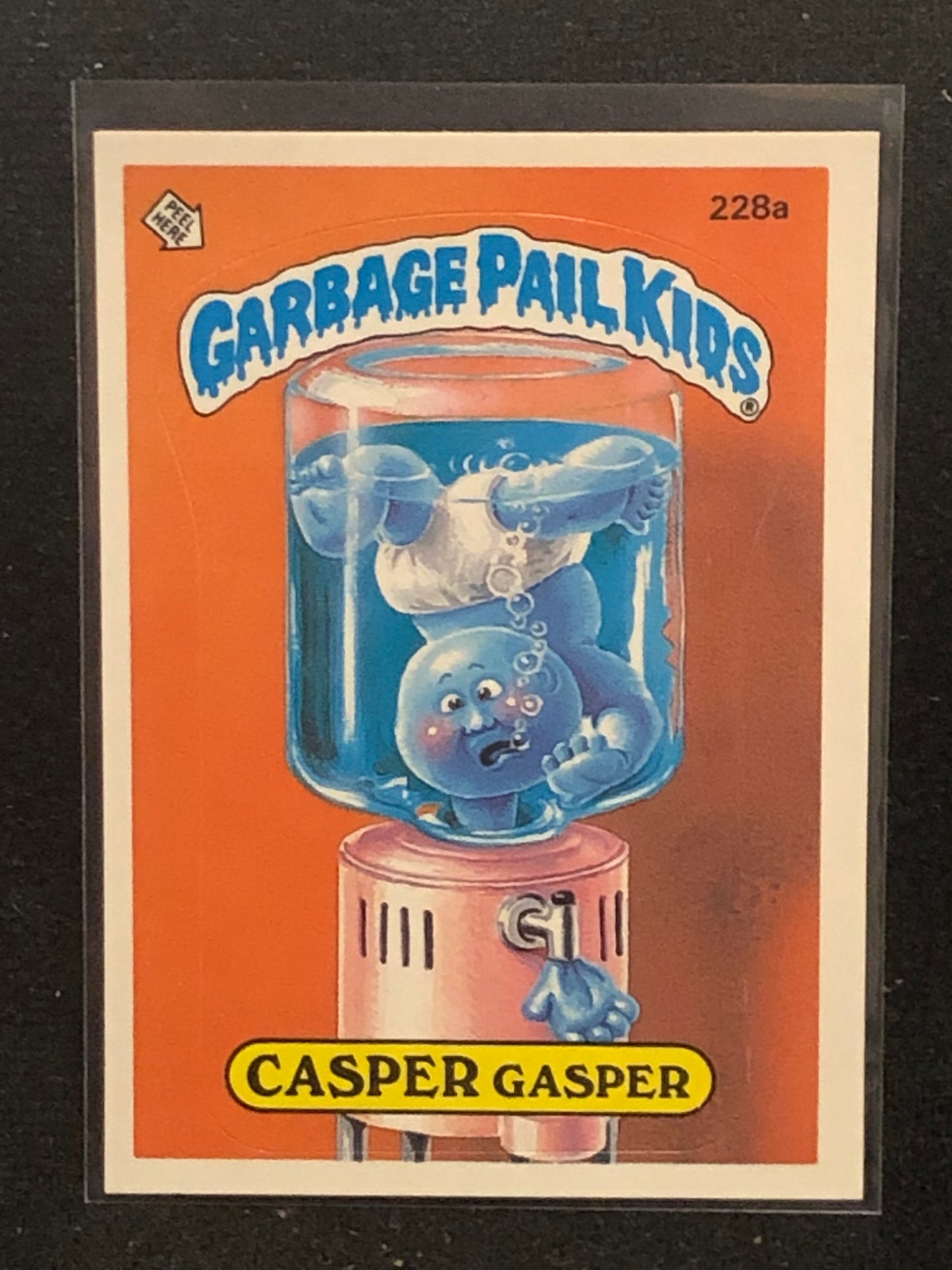 Garbage Pail Kids Original Series 6 (os6) 228a Casper Gasper