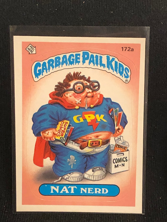 Garbage Pail Kids Original Series 5 (os5) 172a Nat Nerd