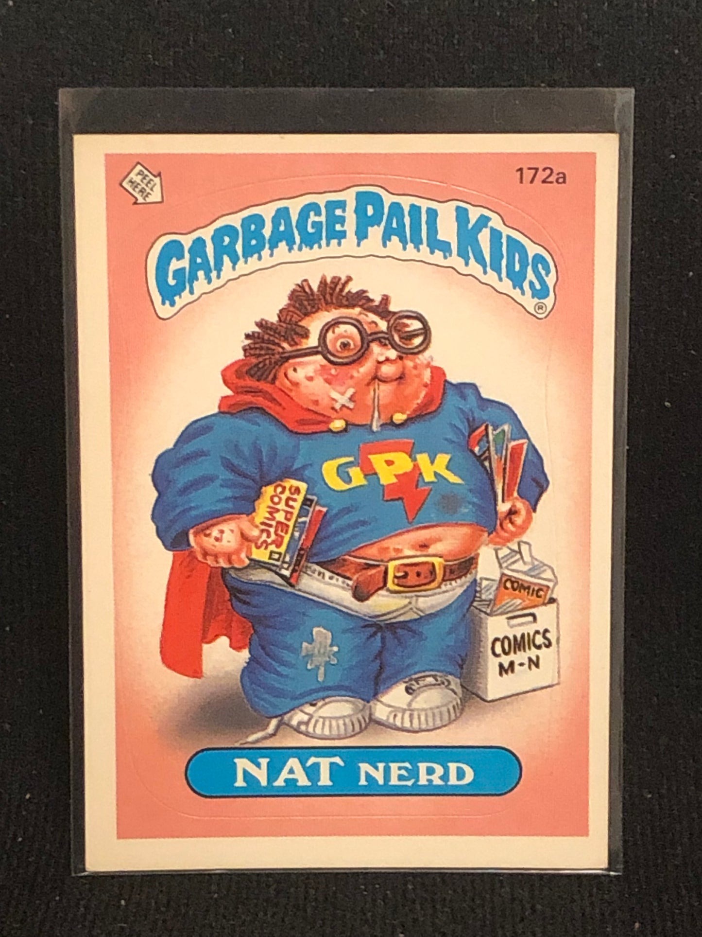 Garbage Pail Kids Original Series 5 (os5) 172a Nat Nerd