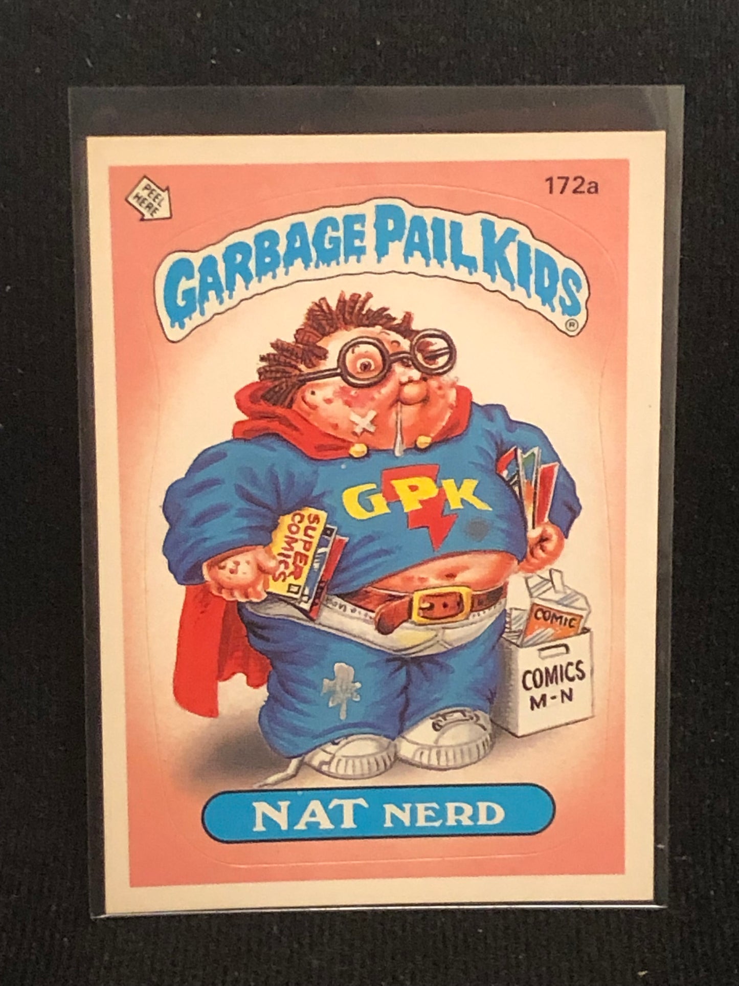 Garbage Pail Kids Original Series 5 (os5) 172a Nat Nerd