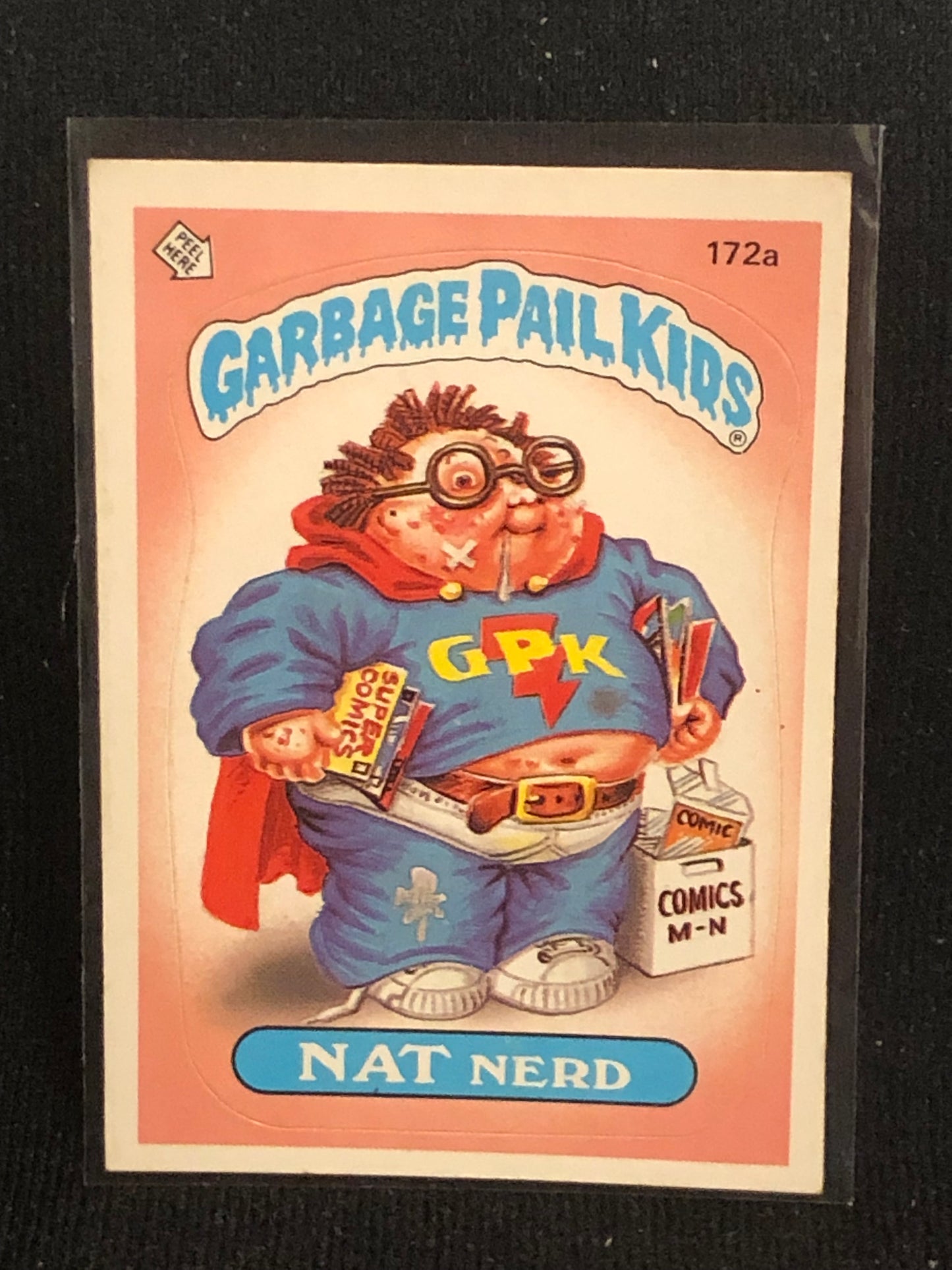 Garbage Pail Kids Original Series 5 (os5) 172a Nat Nerd