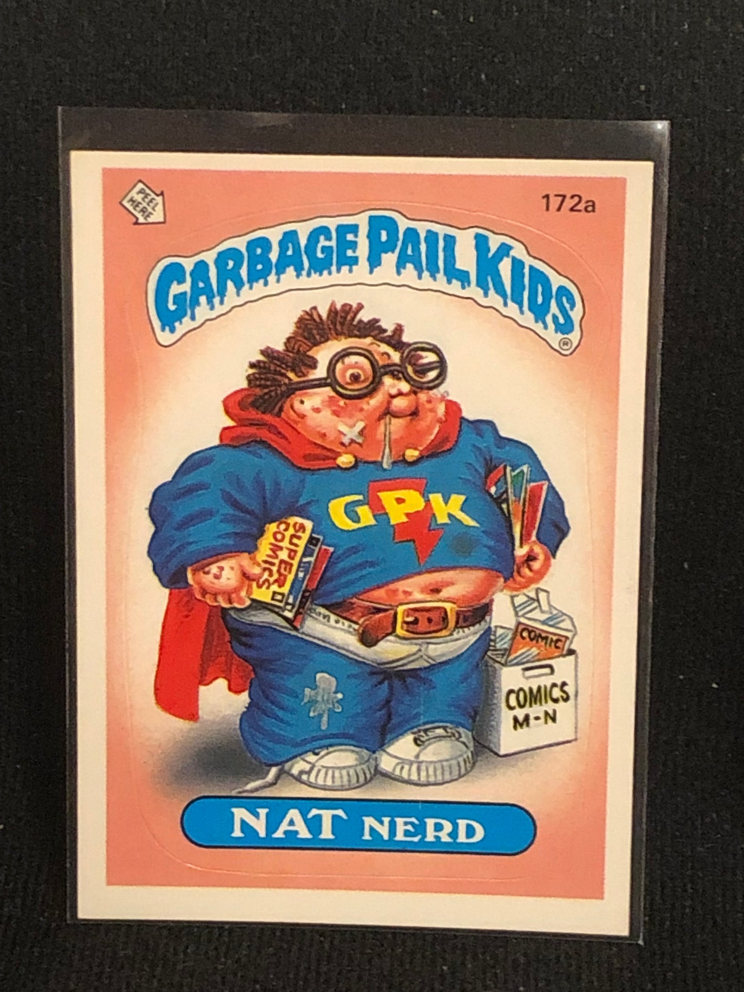 Garbage Pail Kids Original Series 5 (os5) 172a Nat Nerd